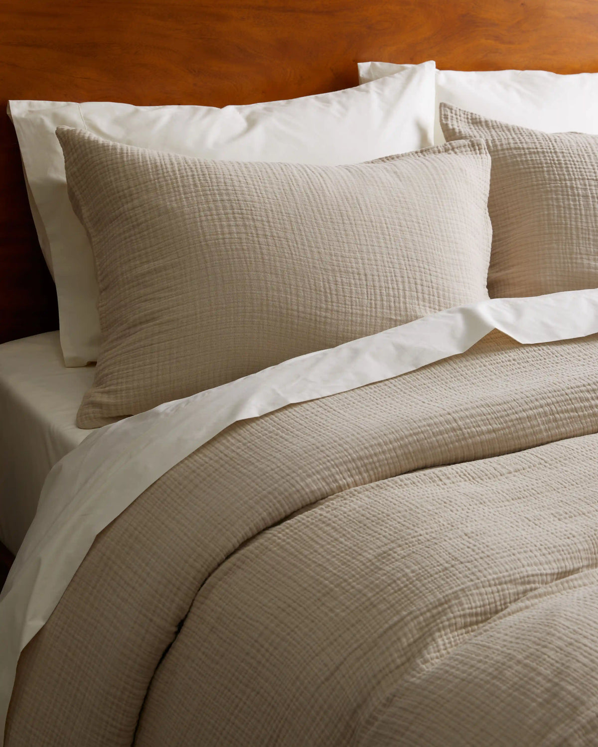 Organic Cotton Gauze Sham Set