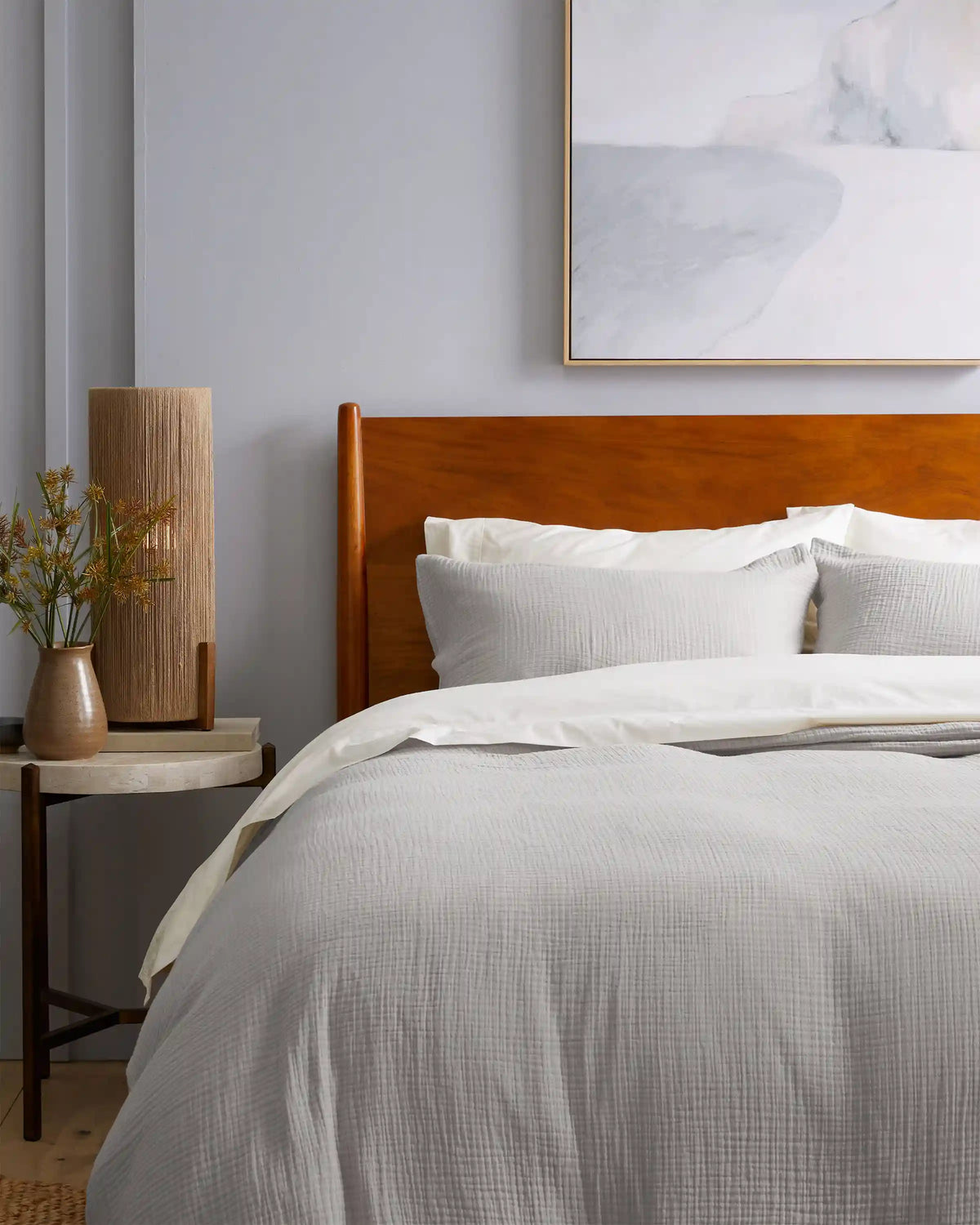 Organic Cotton Gauze Sham Set