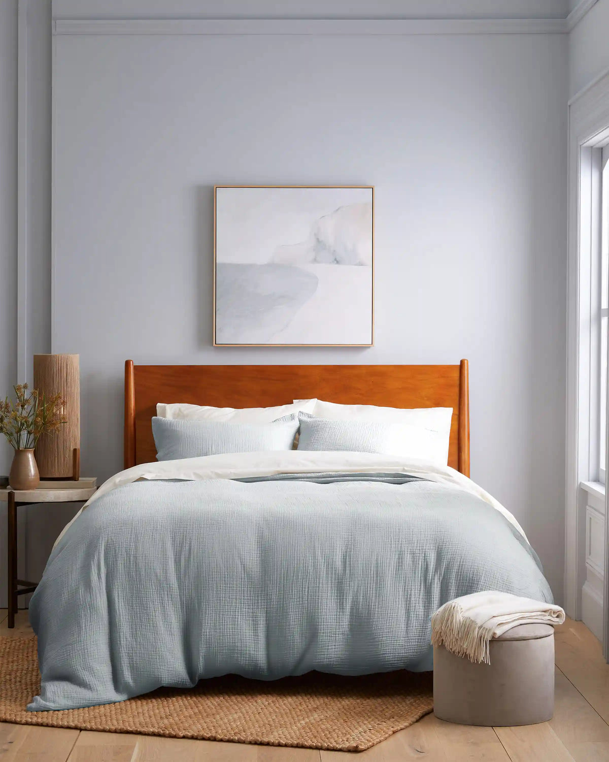 Organic Cotton Gauze Duvet Cover Set