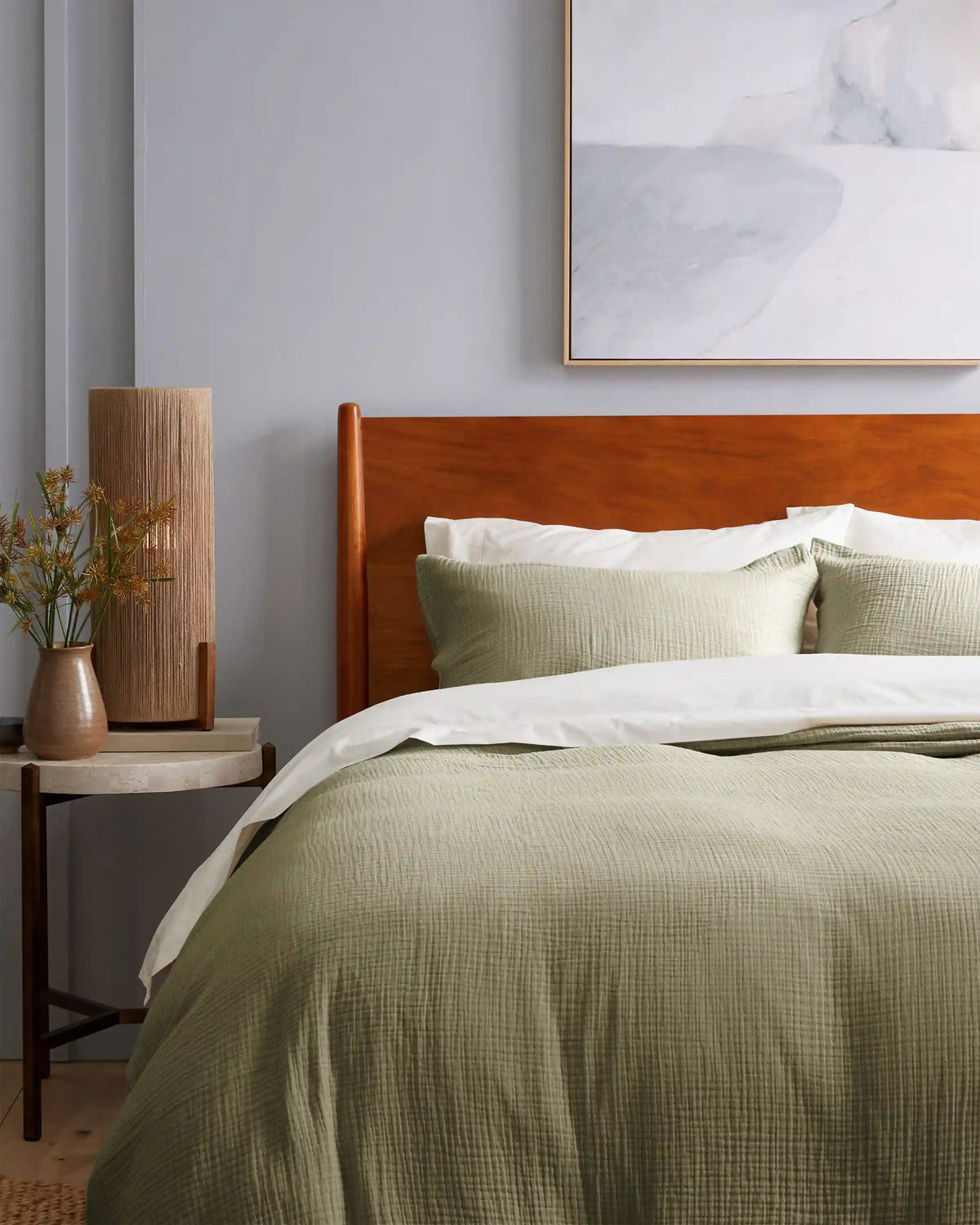 Organic Cotton Gauze Sham Set
