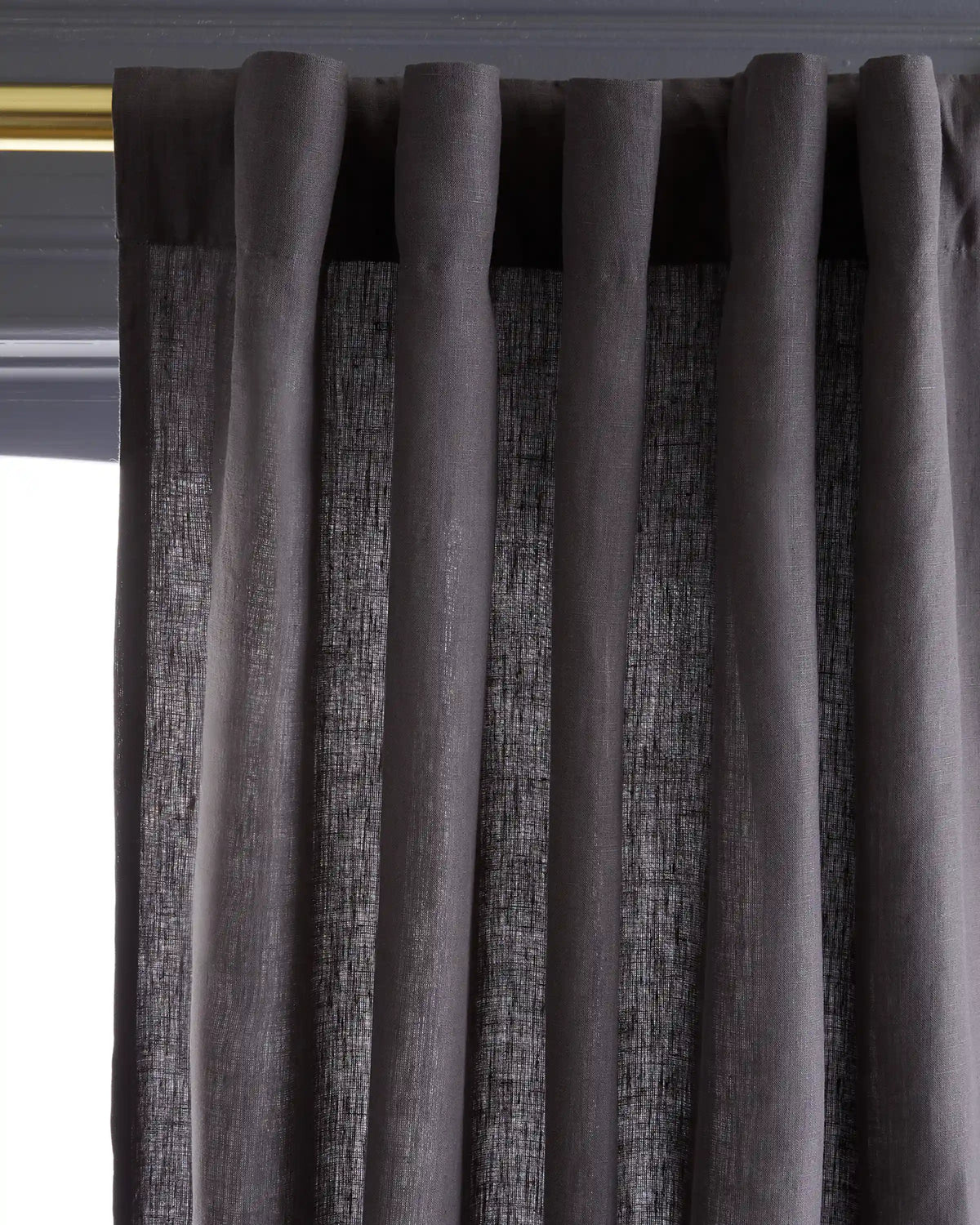 European Linen Curtain - Single Panel