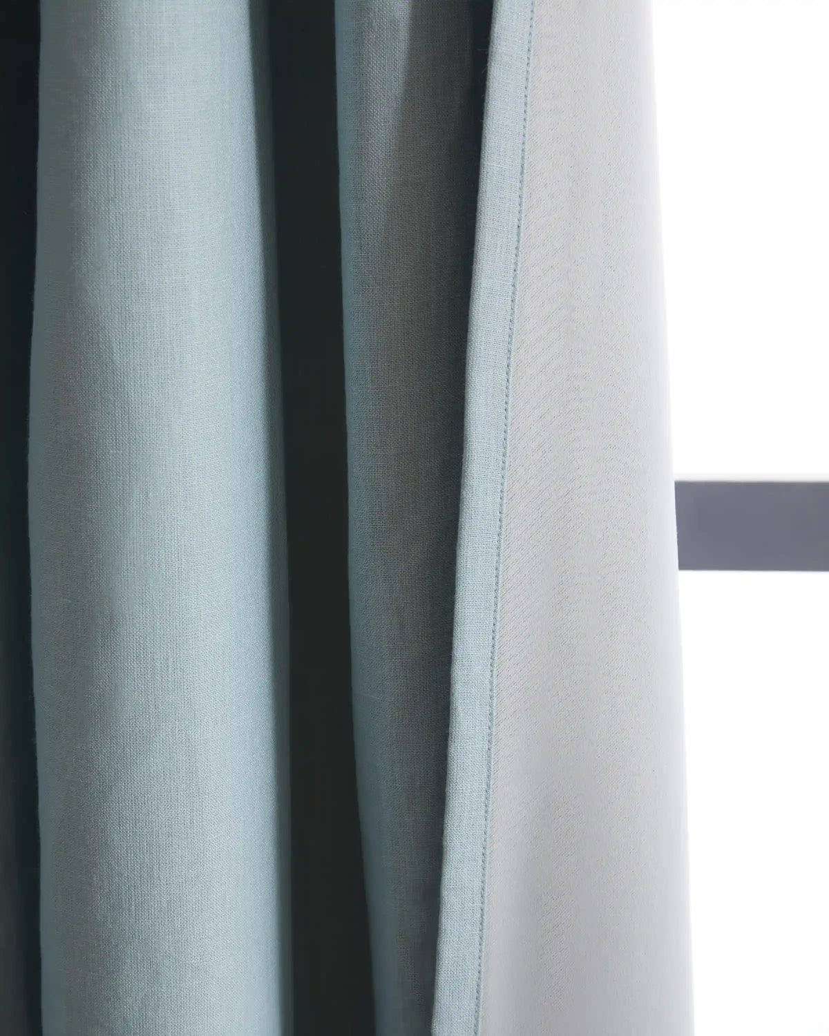 European Linen Room Darkening Curtain - Single Panel