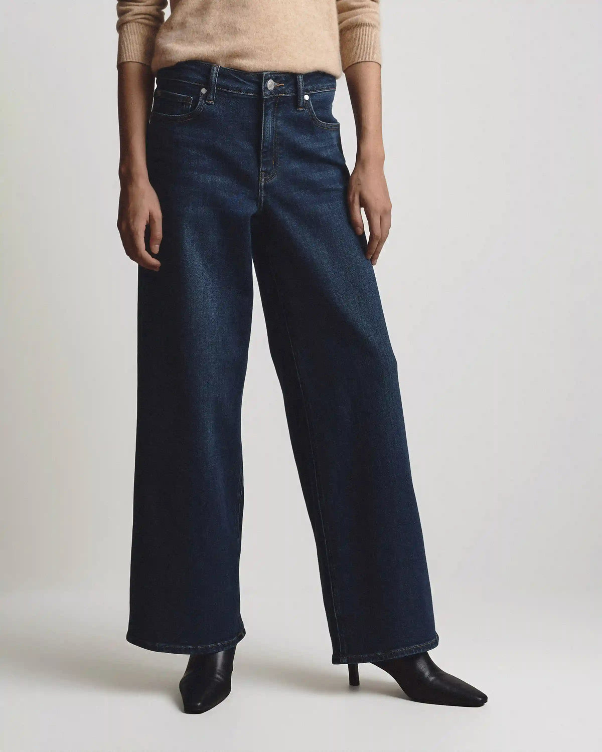 Luna Stretch Wide Leg Jeans
