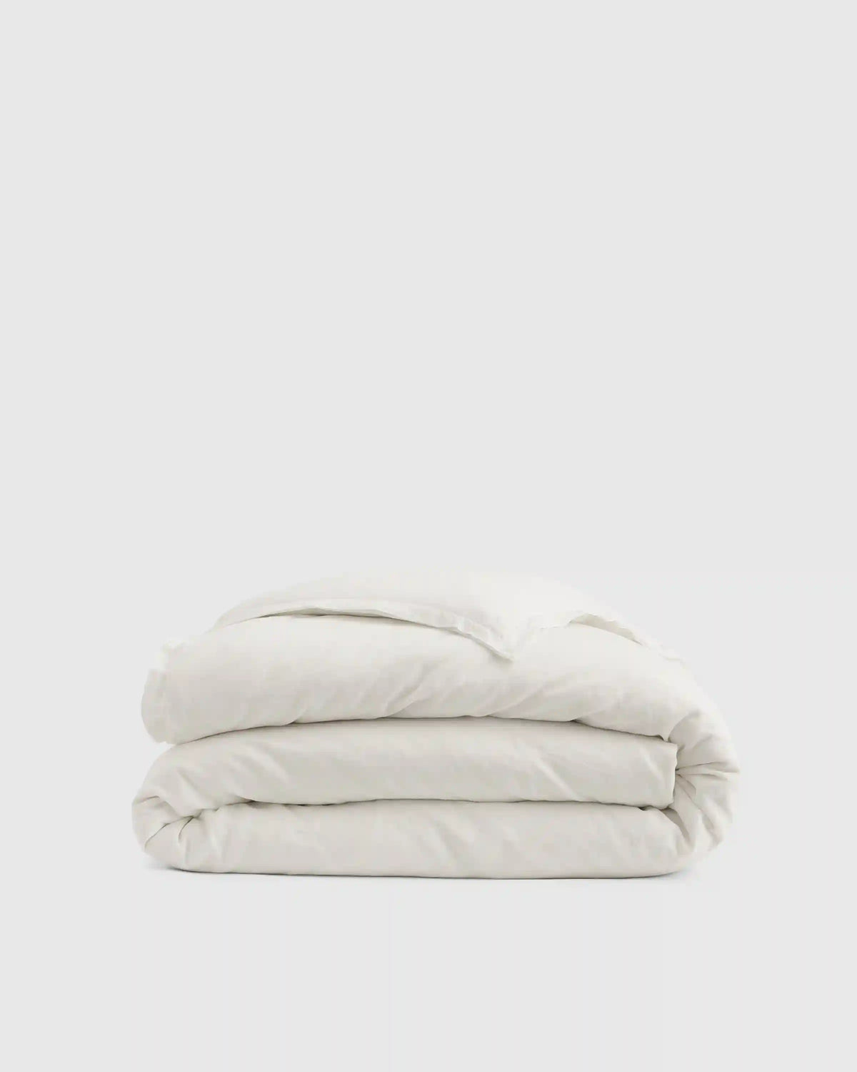 European Linen Double Embroidered Edge Duvet Cover