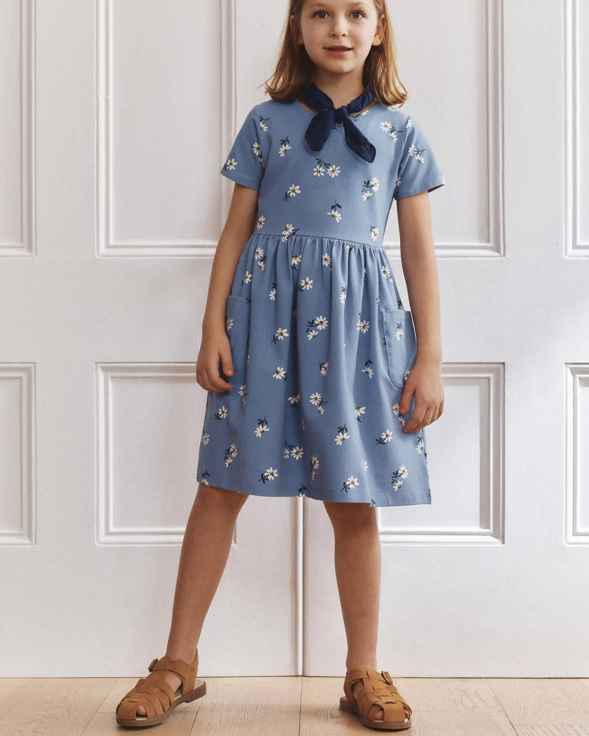 Organic Cotton Fit and Flare Pocket Dress