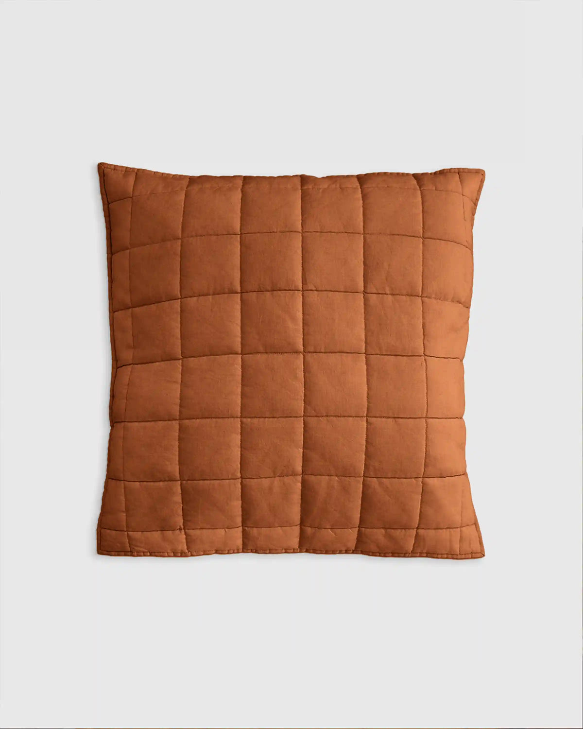 European Linen Box Quilted Euro Sham