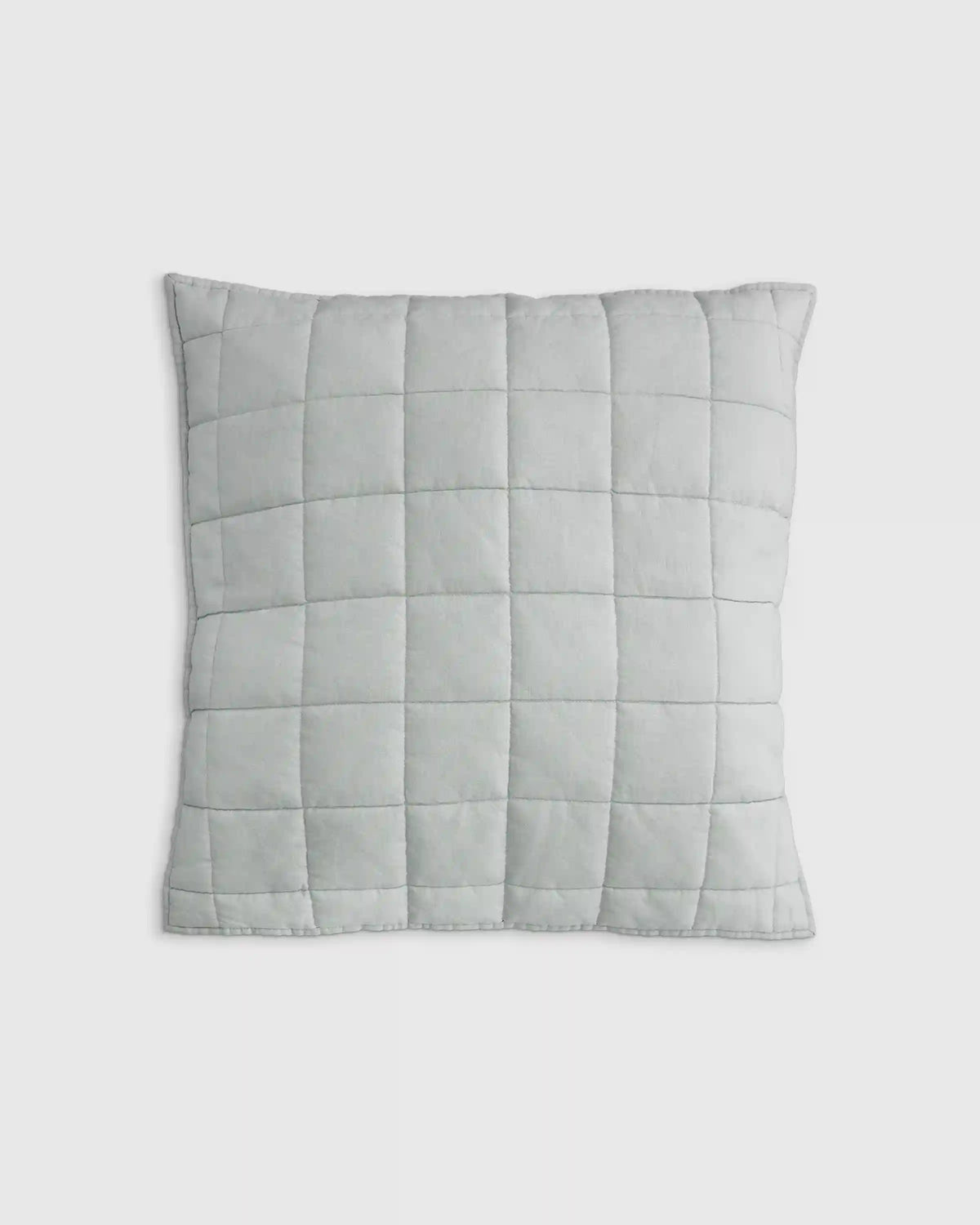 European Linen Box Quilted Euro Sham