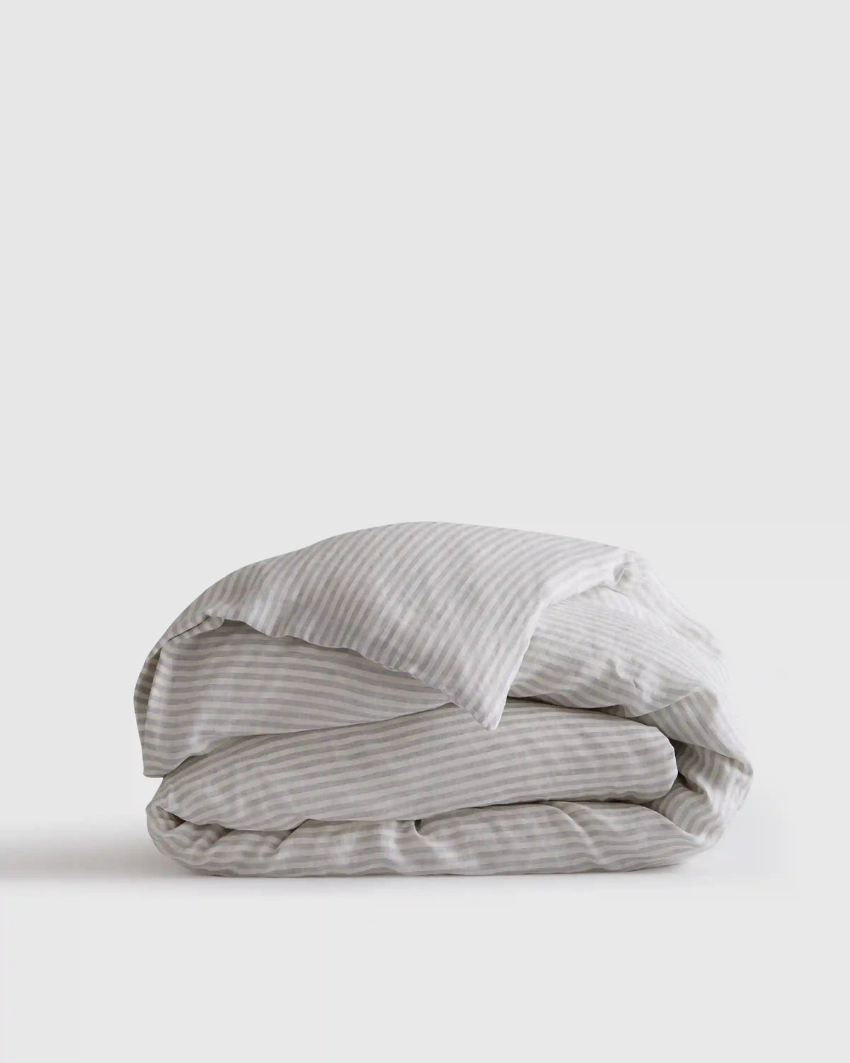 European Linen Stripe Duvet Cover