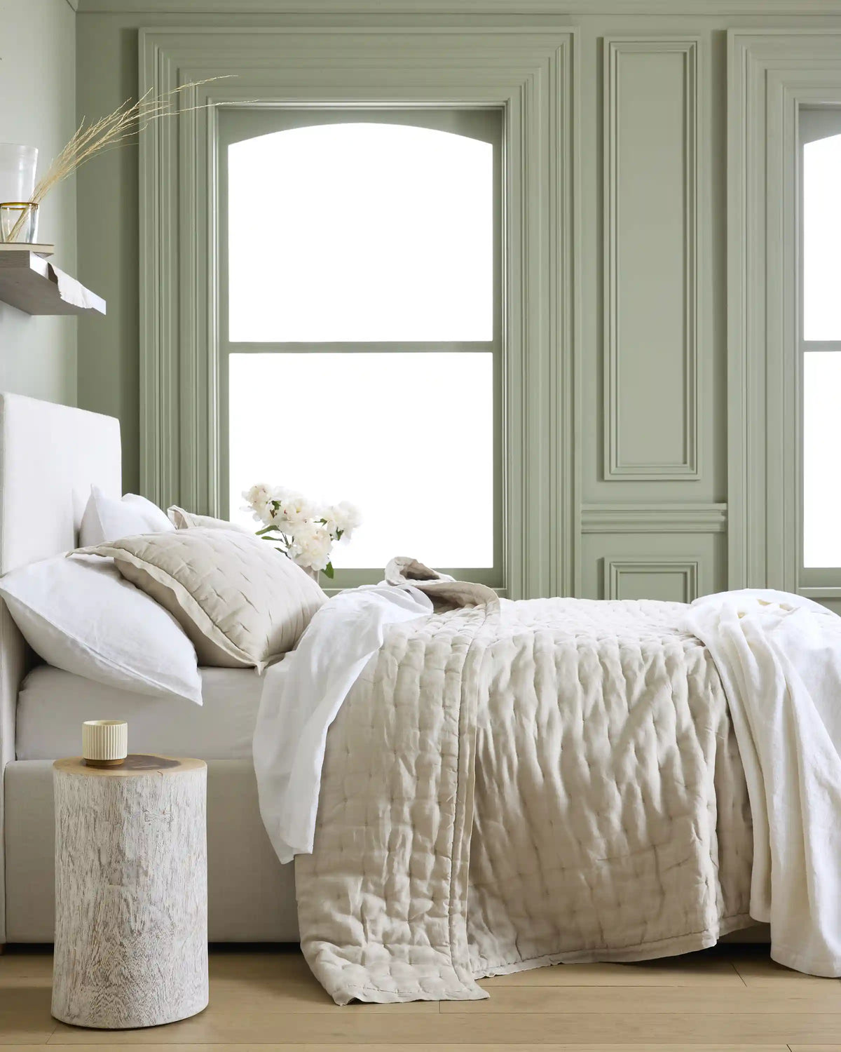 European Linen Dream Quilt Set