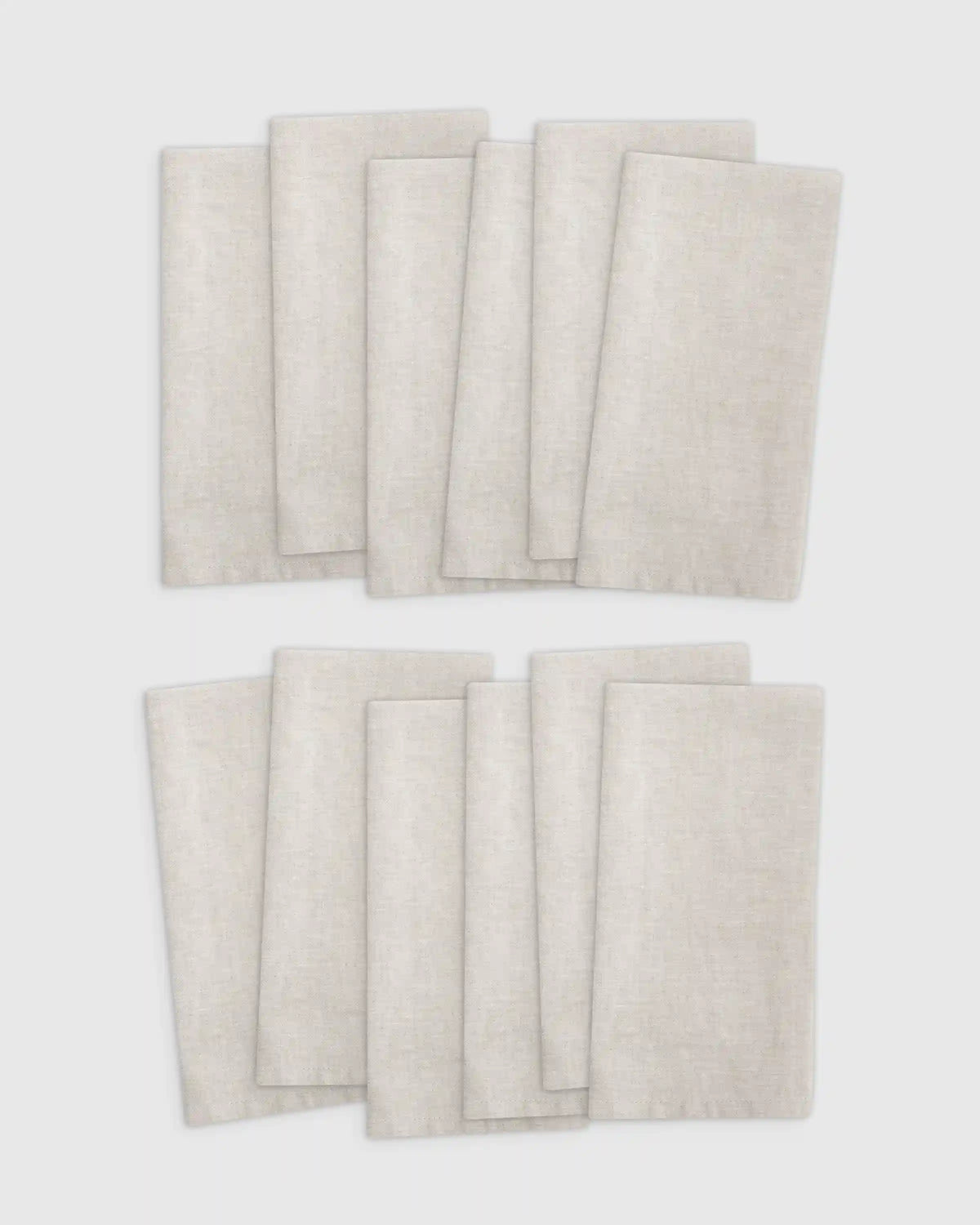 European Linen Chambray Napkin, Set of 12