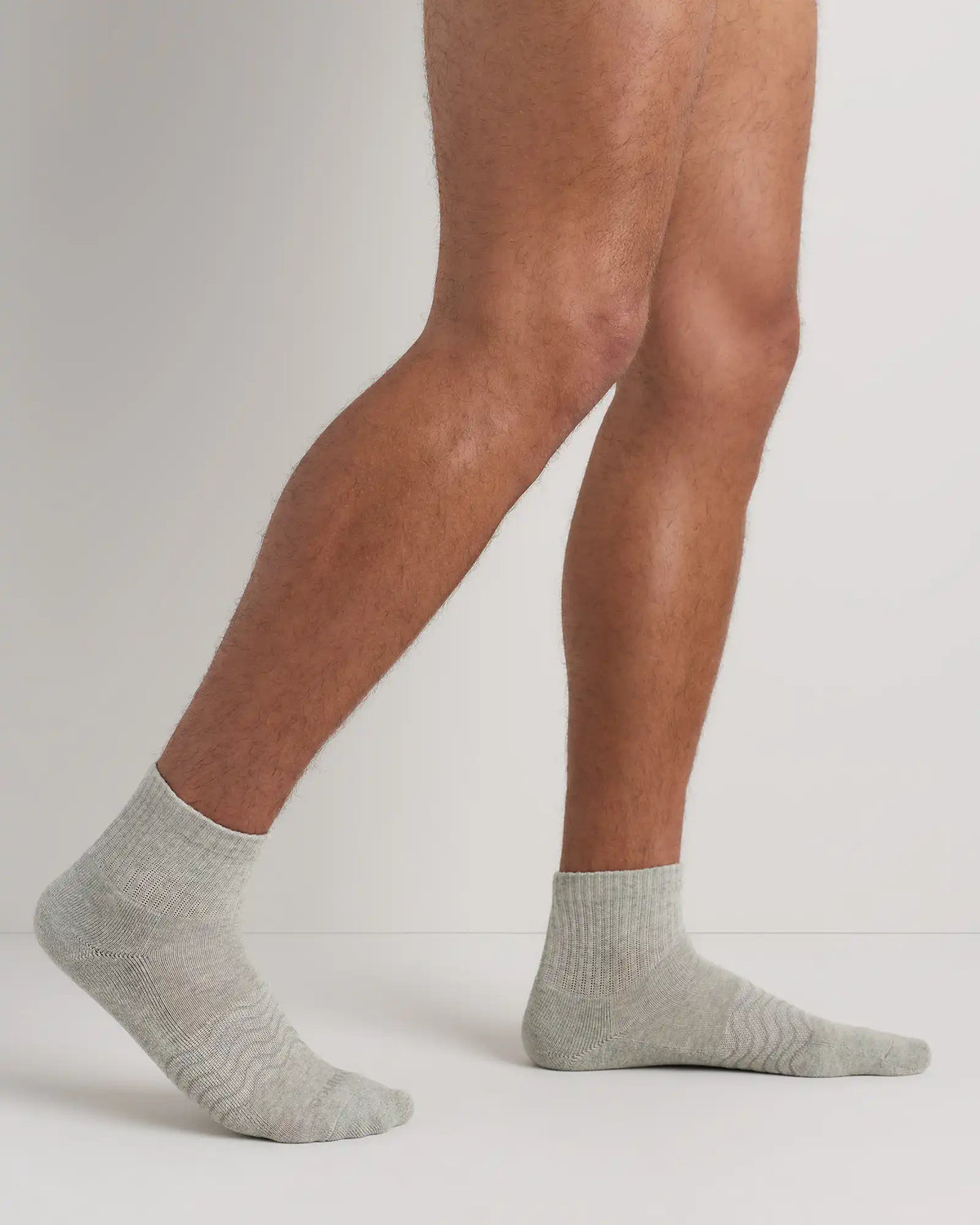 Everyday Cotton Solid Quarter Socks (4-Pack)