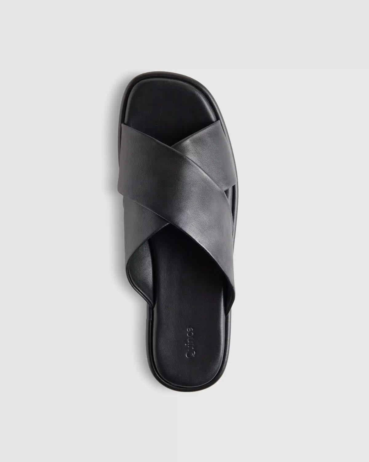 Italian Leather Crossover Slide