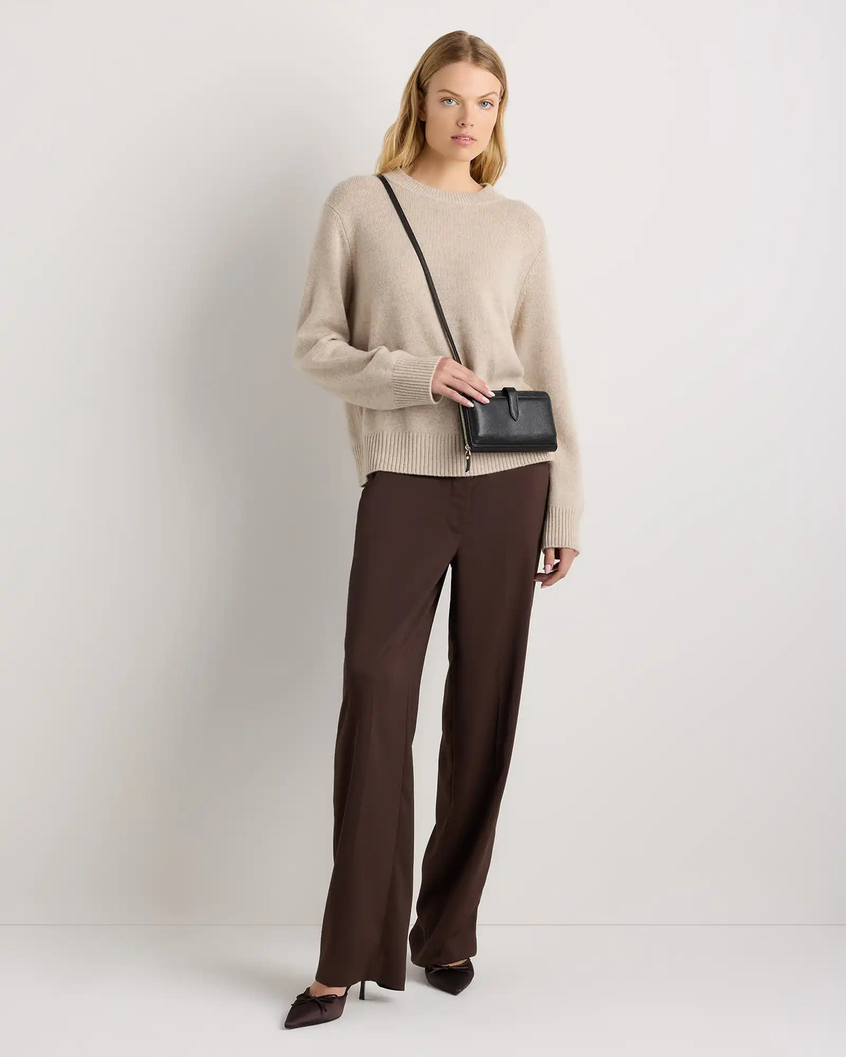 Italian Leather Phone Wallet Crossbody