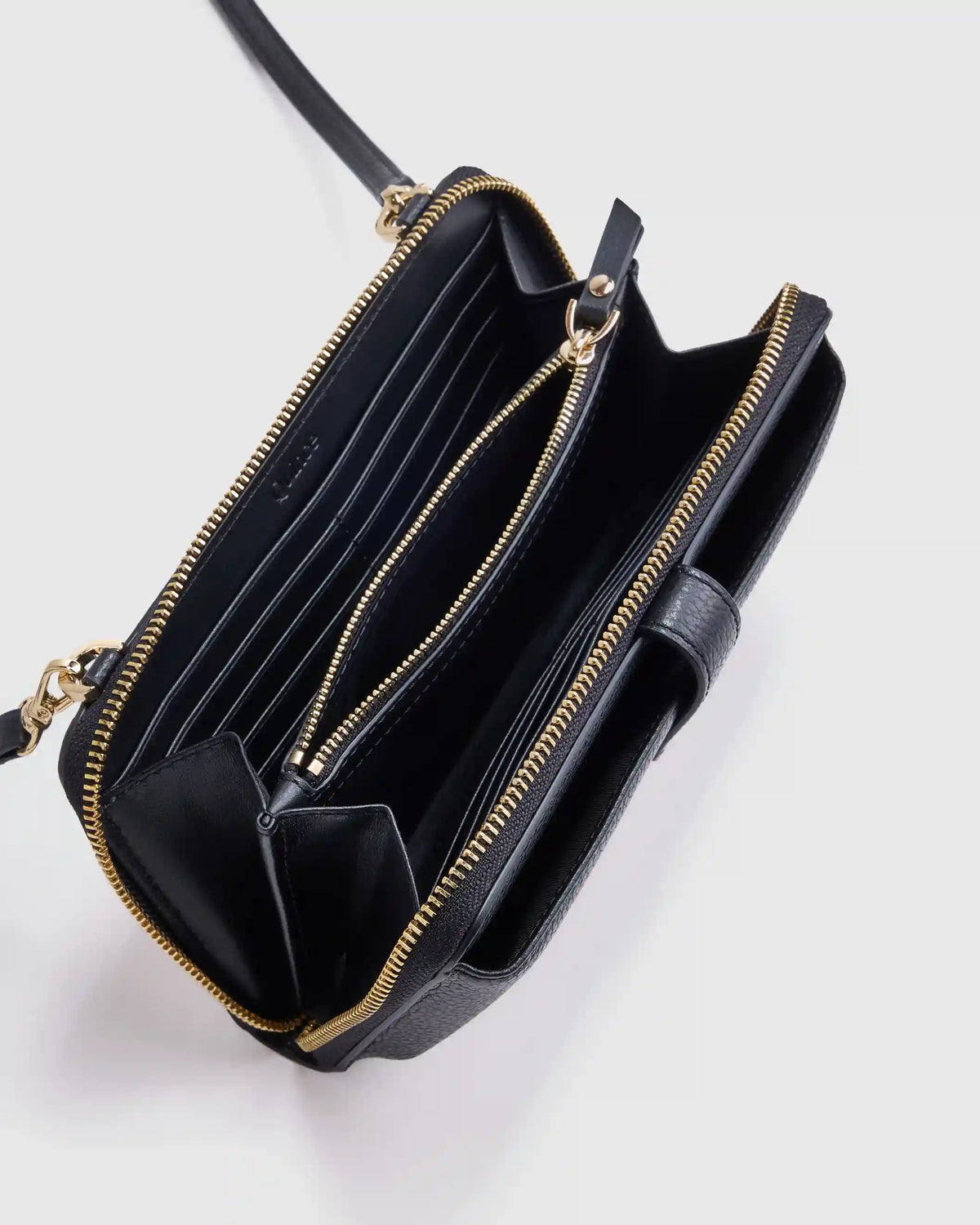 Italian Leather Phone Wallet Crossbody