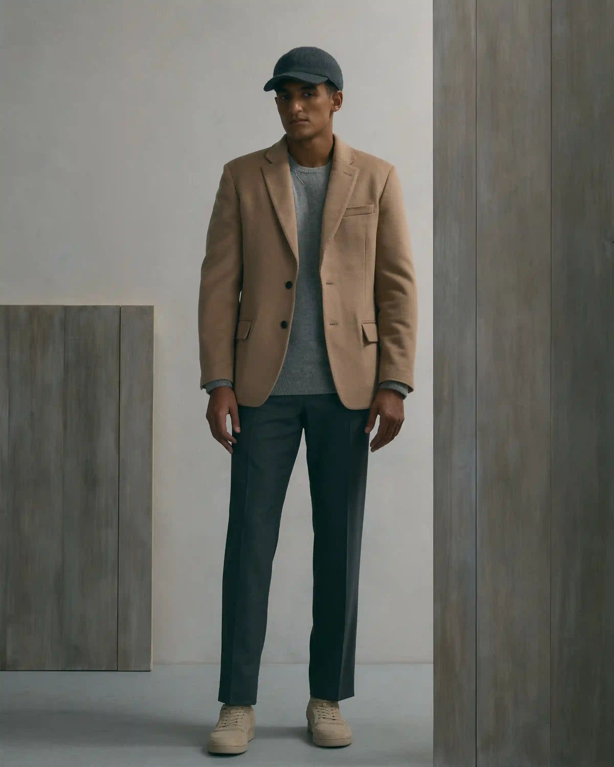 Stretch Wool Dress Pants - Slim