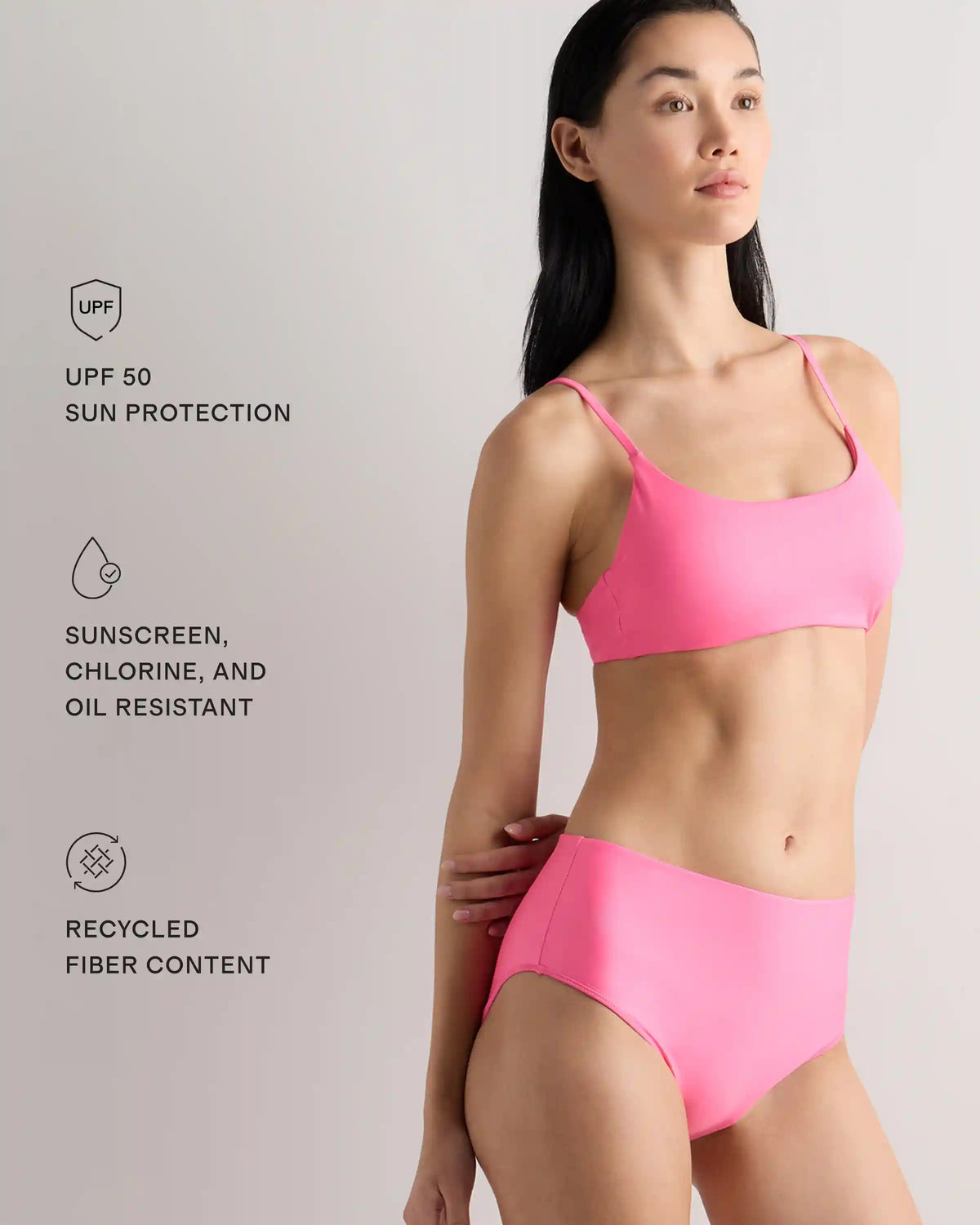 Italian High-Rise Bikini Bottom