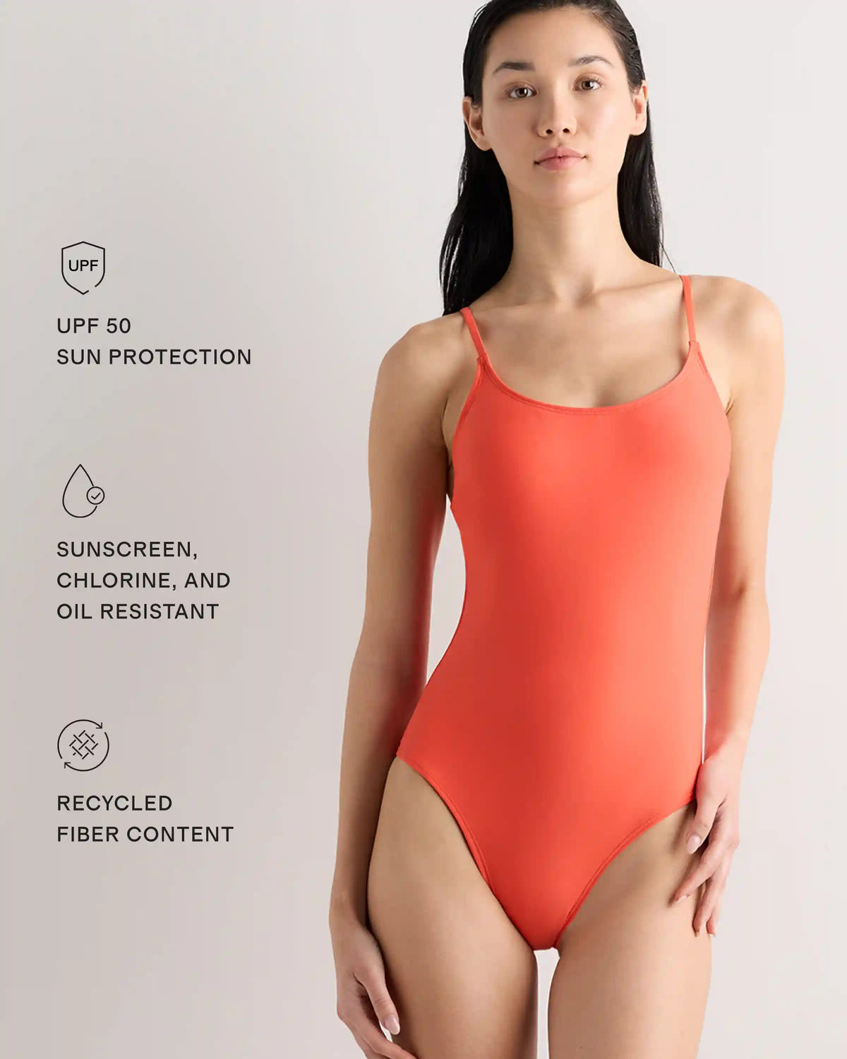 Italian Cami One-Piece Swimsuit