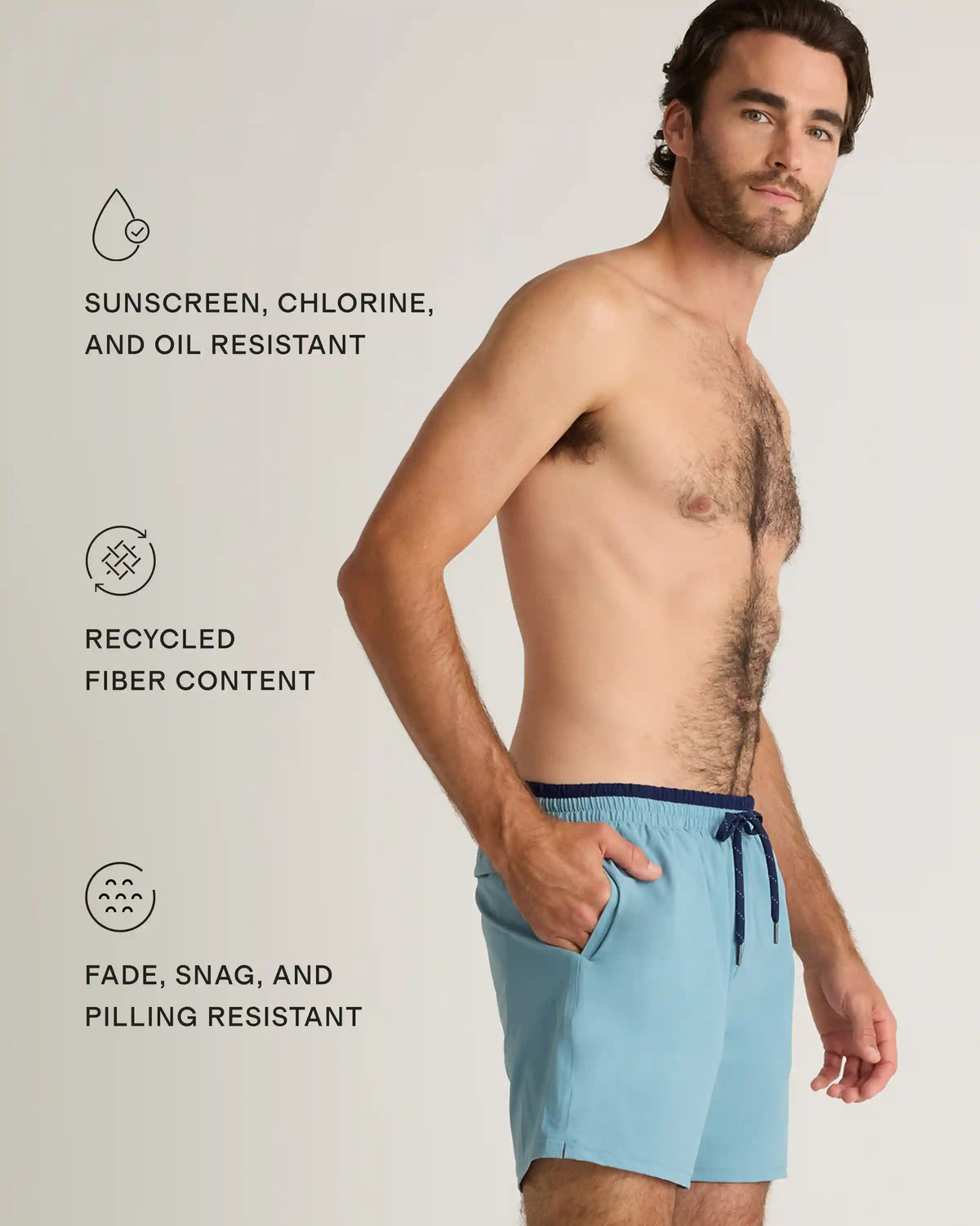 Italian Swim Trunks - 5.5"