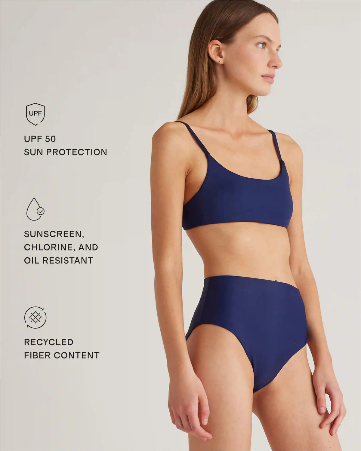 Italian High-Rise Bikini Bottom