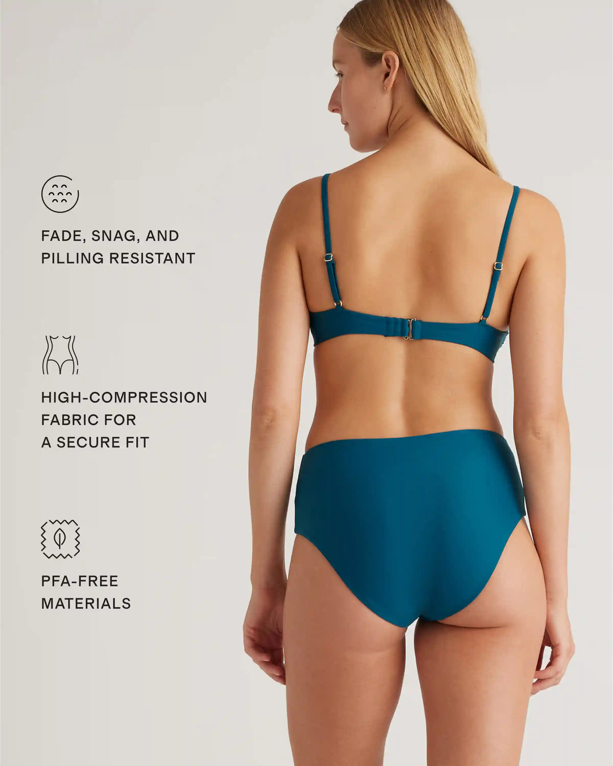 Italian High-Rise Bikini Bottom