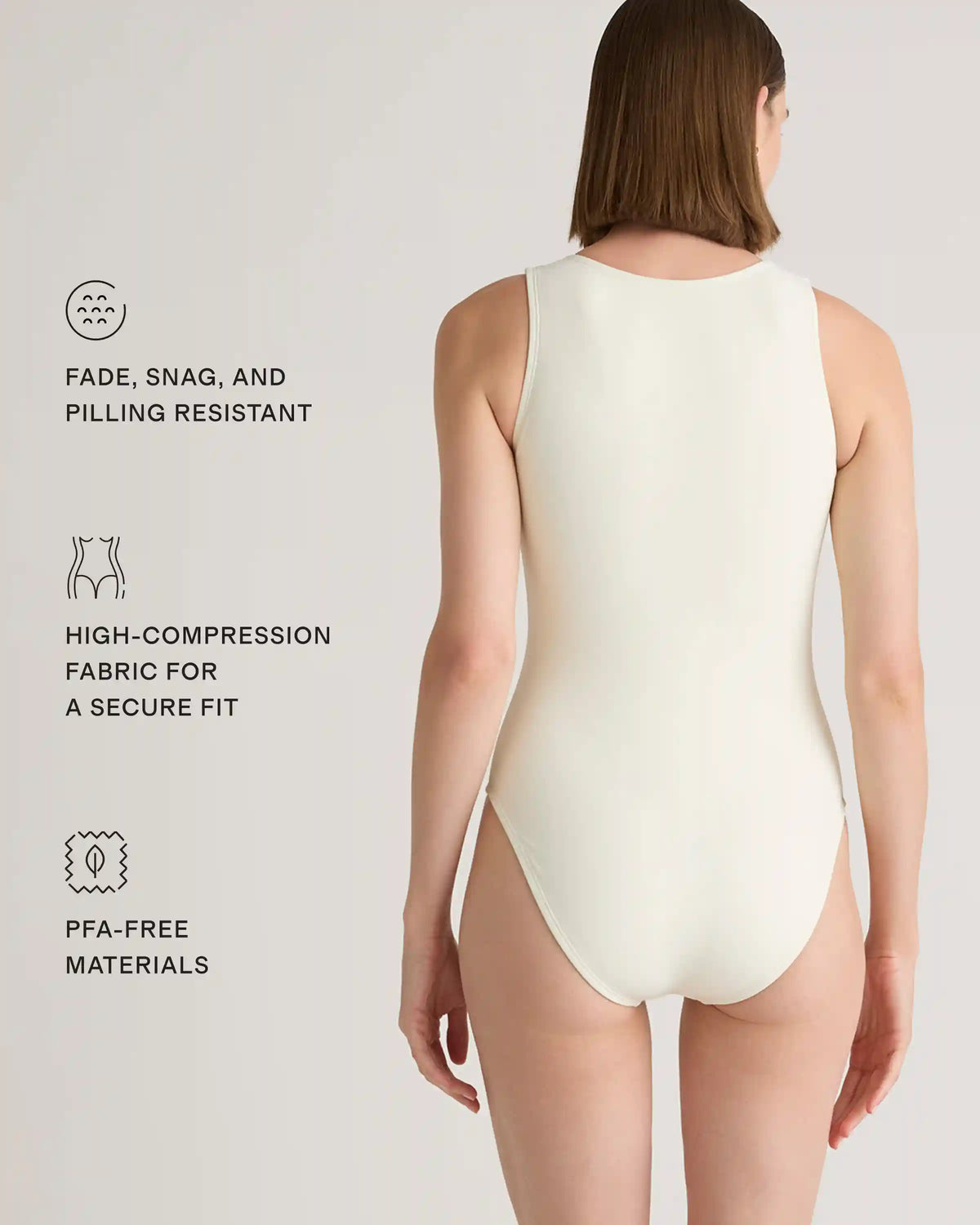 Italian Zip-Front One-Piece Swimsuit