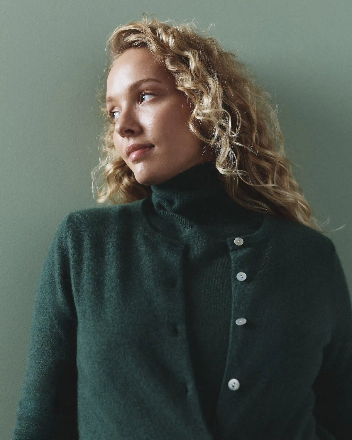 Mongolian Cashmere Turtleneck Sweater
