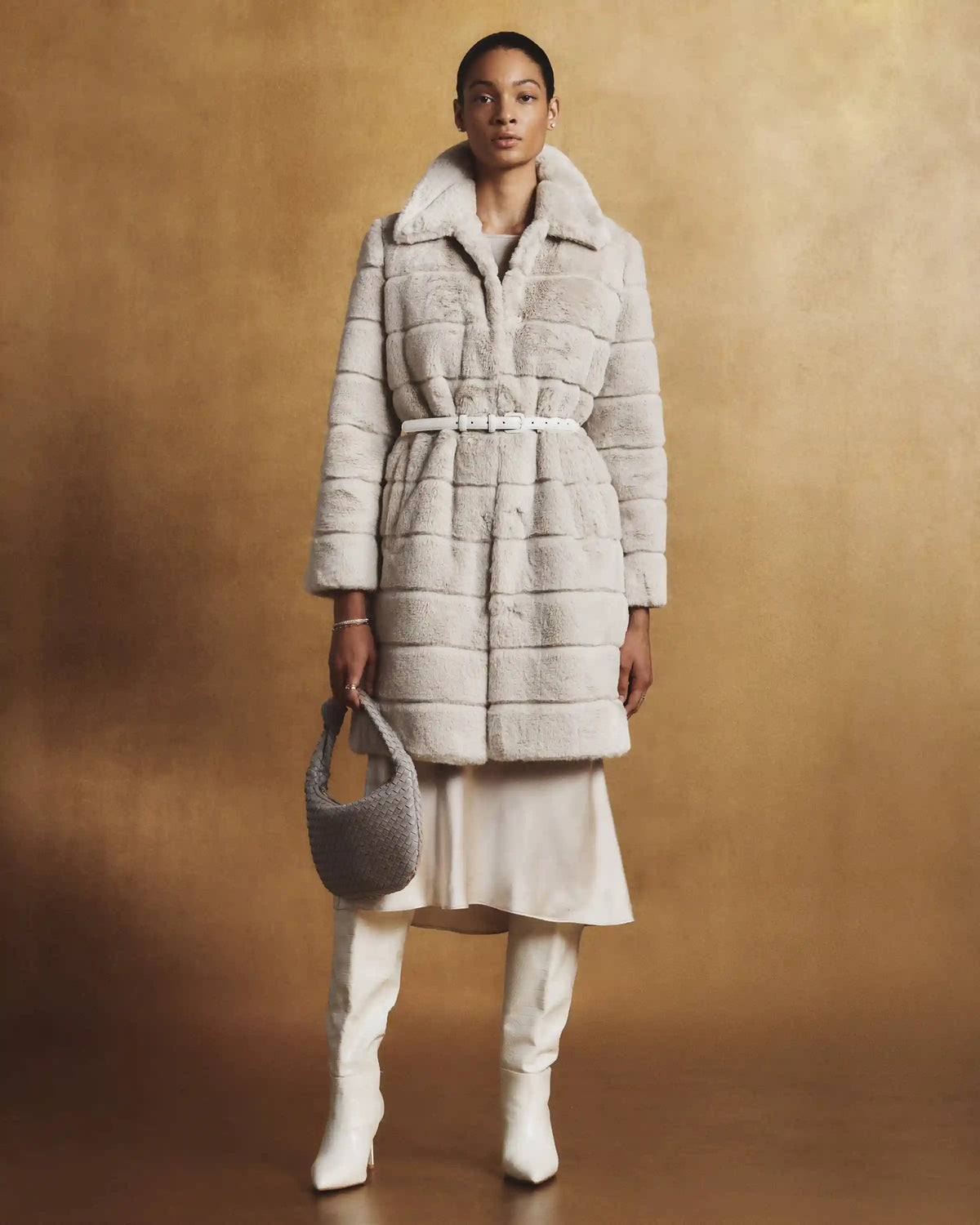 Faux Fur Long Coat