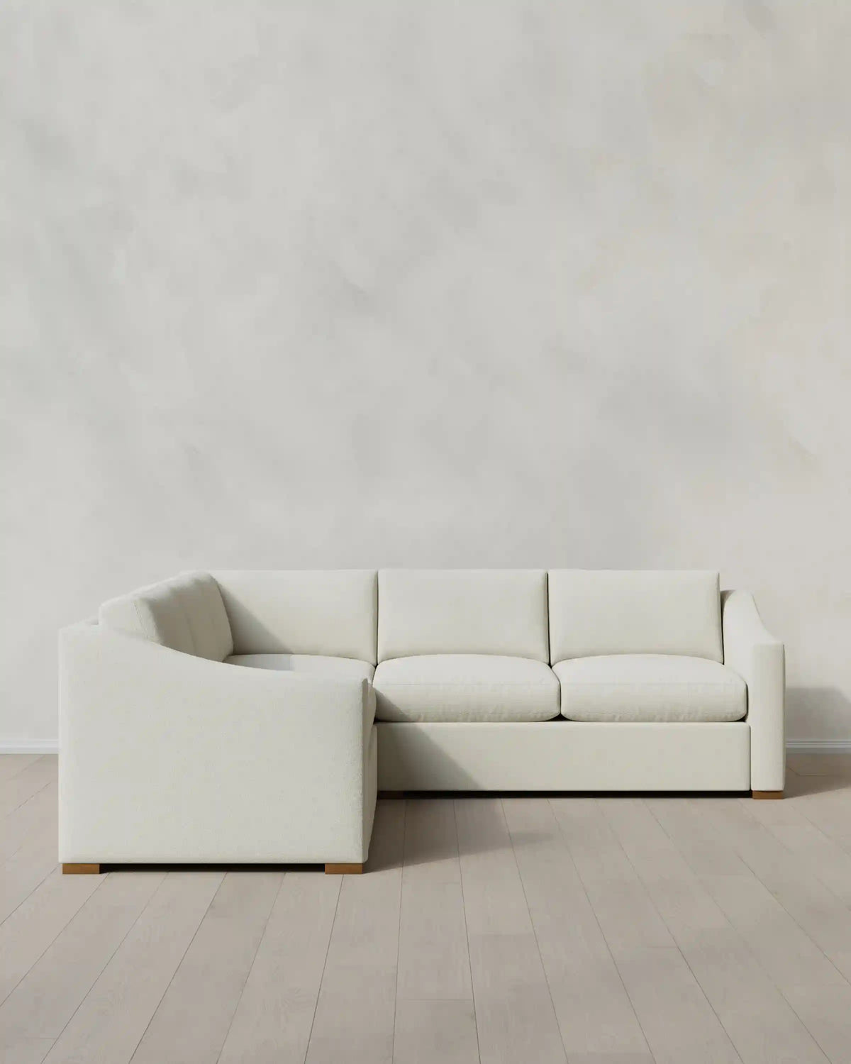 Hollis Slope Arm L Sectional in Performance Basketweave