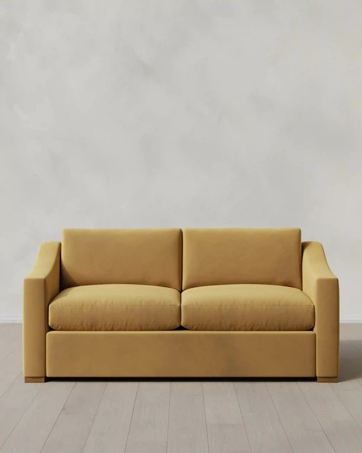 Hollis Slope Arm Sofa in Performance Velvet