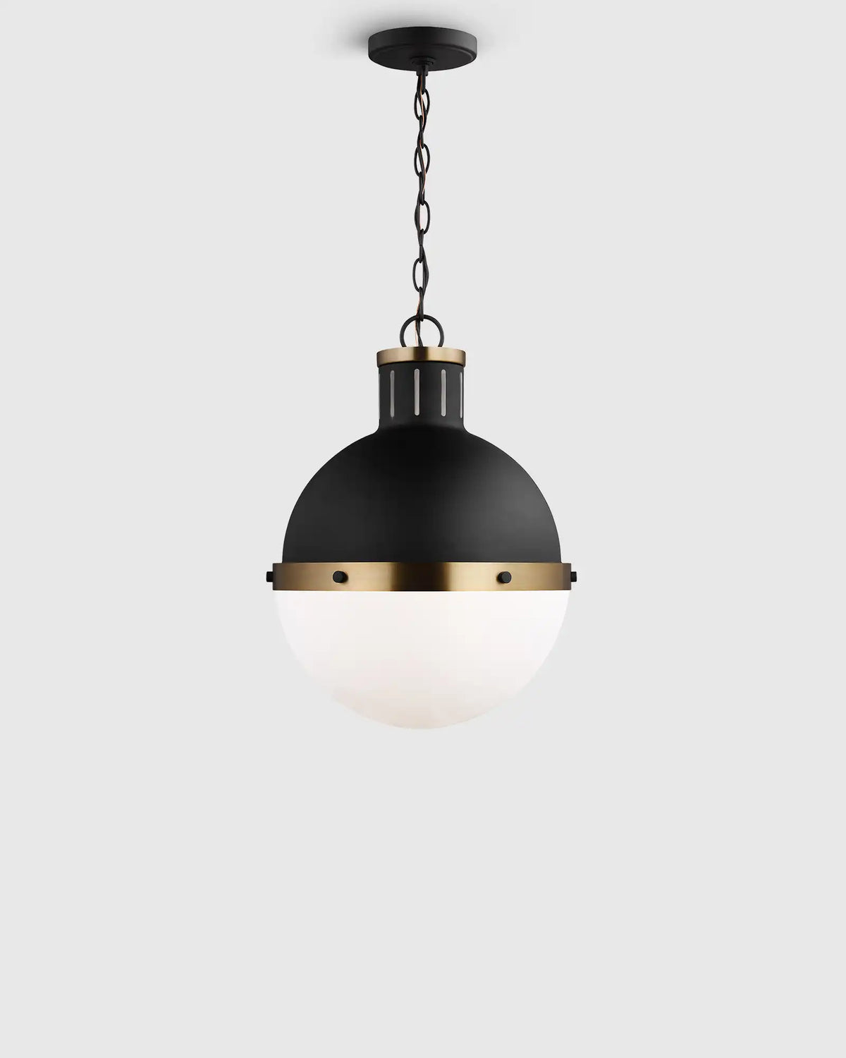 Industrial Shaded Globe Pendant