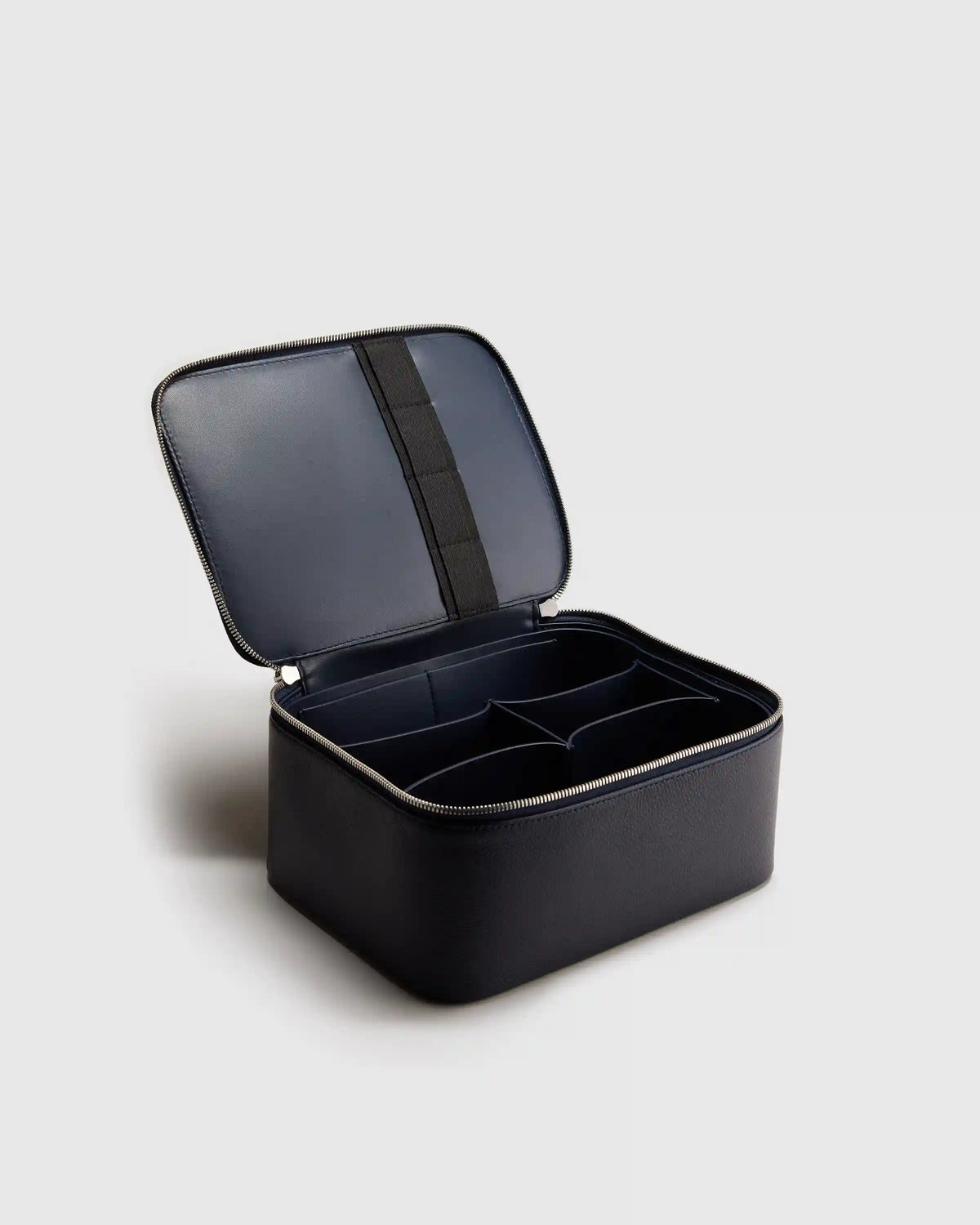 Italian Leather Travel Cosmetic Case