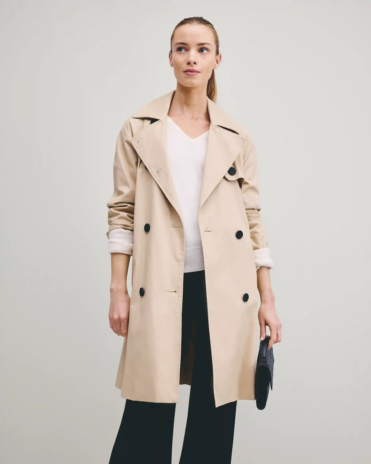 Comfort Stretch Trench Coat