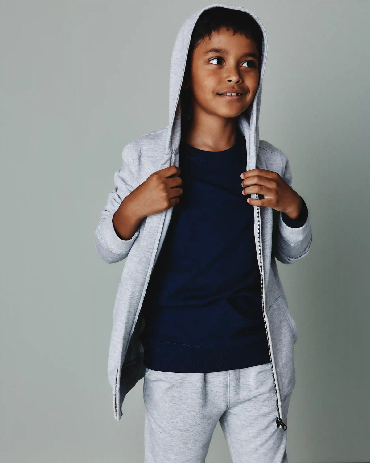 Organic Cotton French Terry Crew Neck Sweatshirt