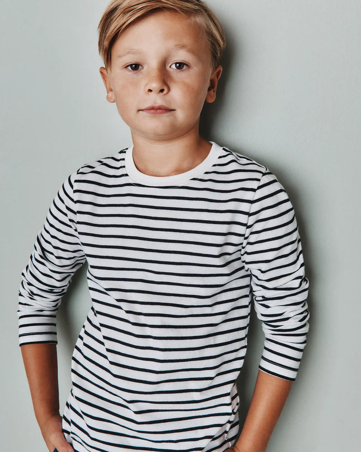 100% Organic Cotton Jersey Long Sleeve Tee