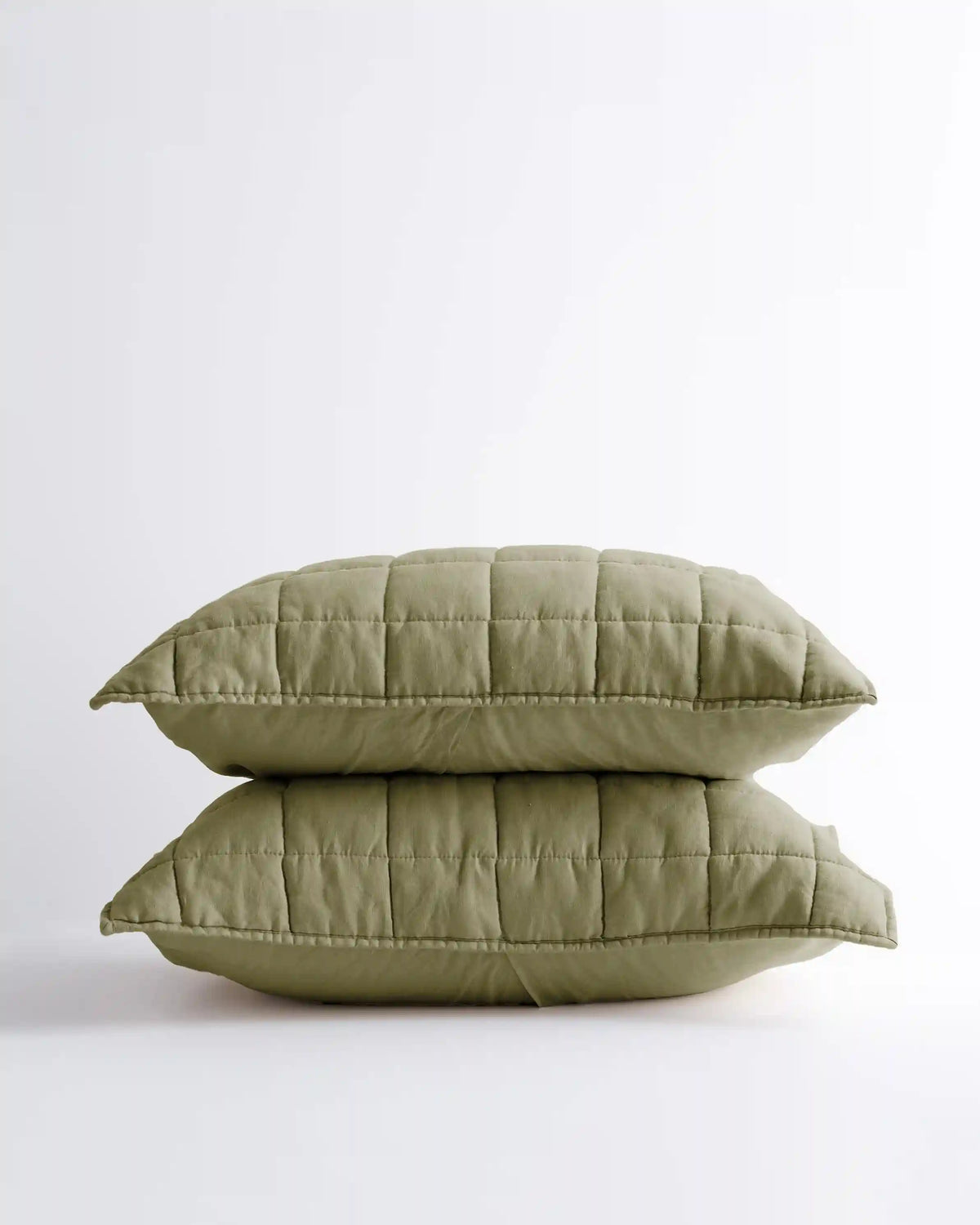 European Linen Box Quilted Sham Set
