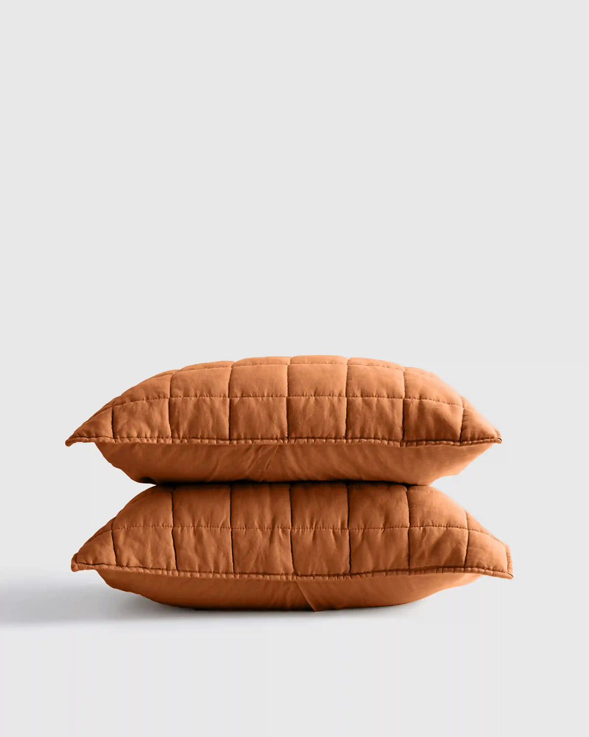 European Linen Box Quilted Sham Set
