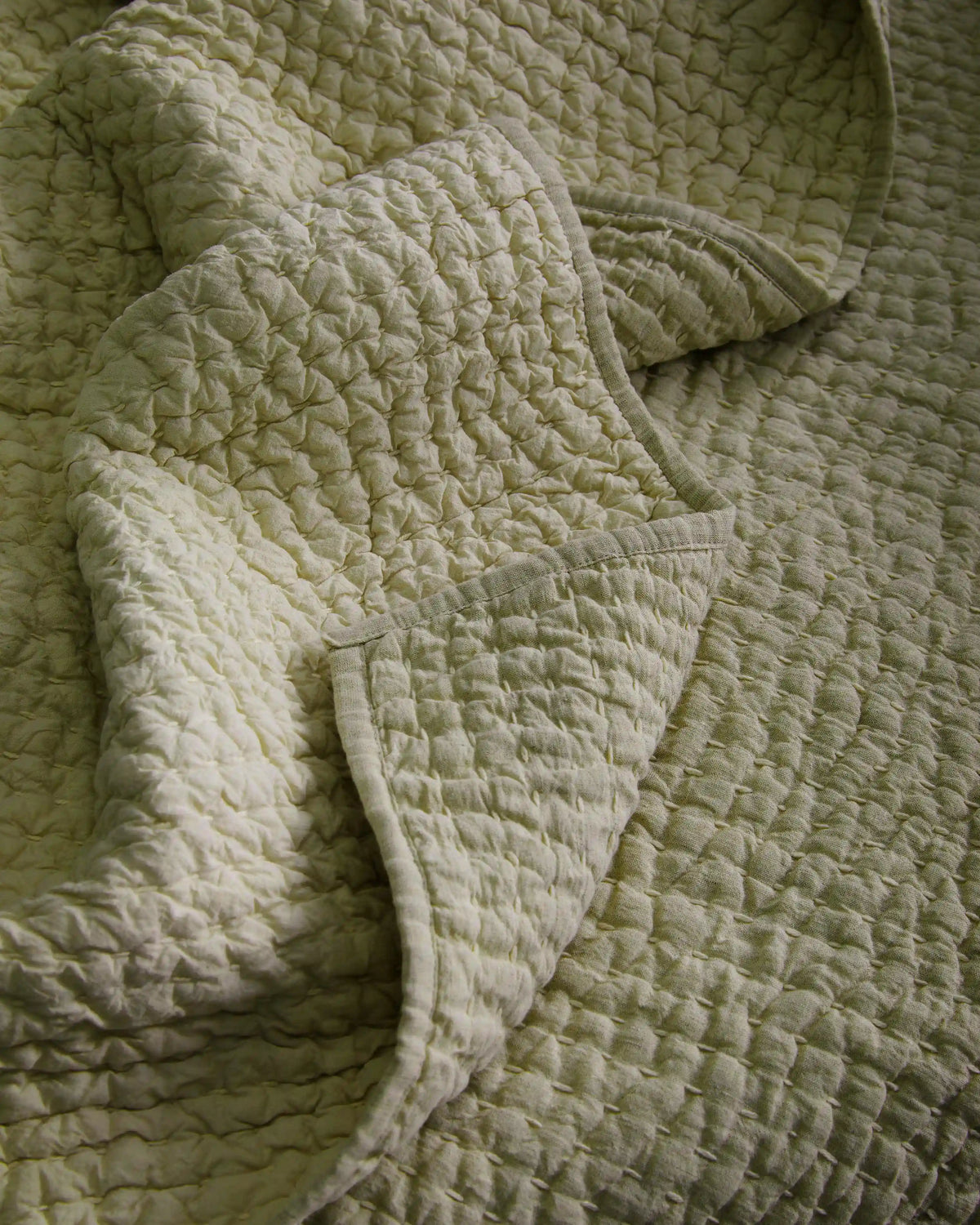European Linen Cotton Stitch Sham Set