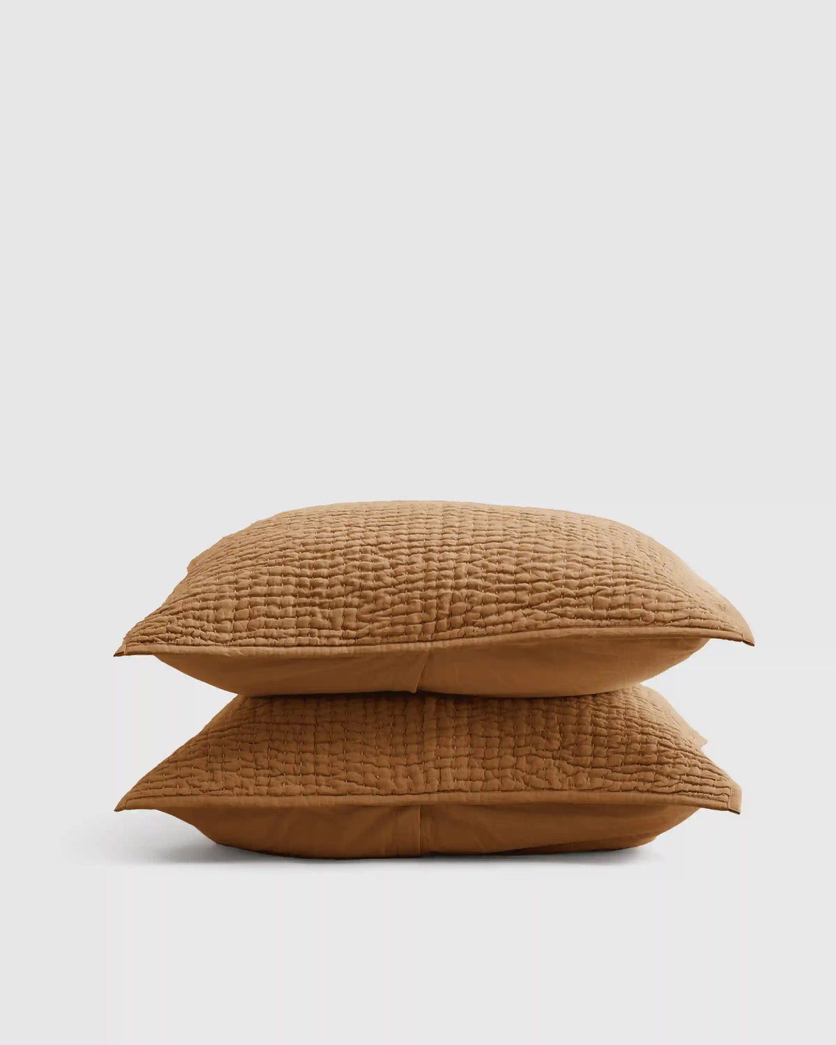 European Linen Cotton Stitch Sham Set