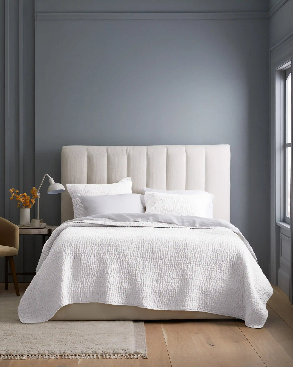 European Linen Cotton Stitch Quilt