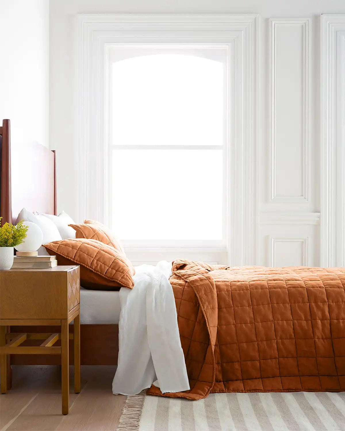 European Linen Box Quilted Sham Set