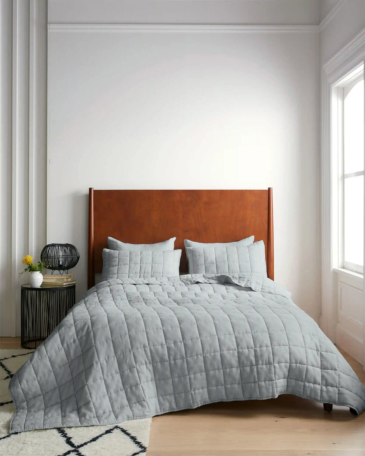 European Linen Box Quilted Sham Set