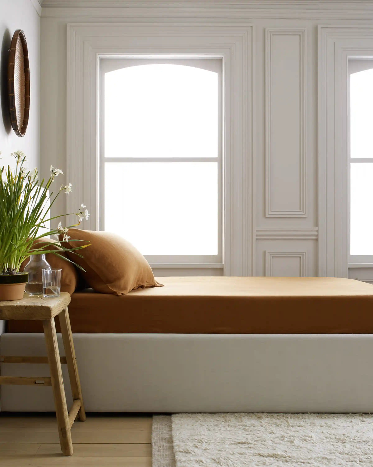 European Linen Fitted Sheet Set
