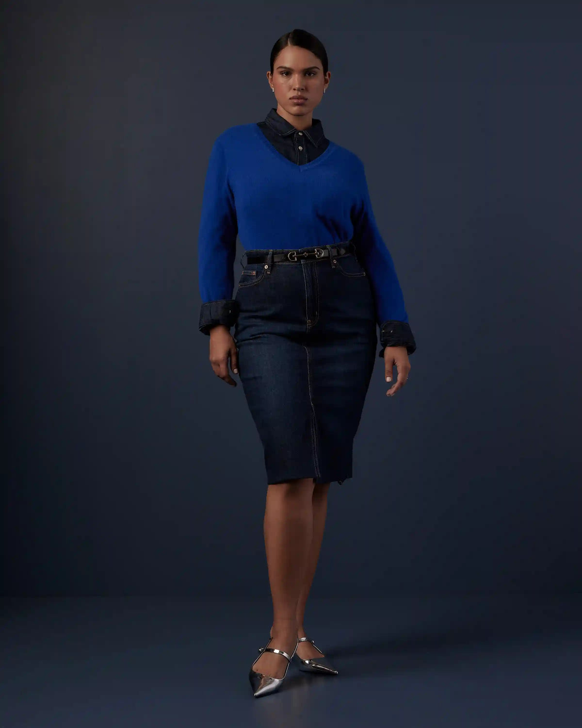 Mongolian Spring Cashmere V-Neck Sweater