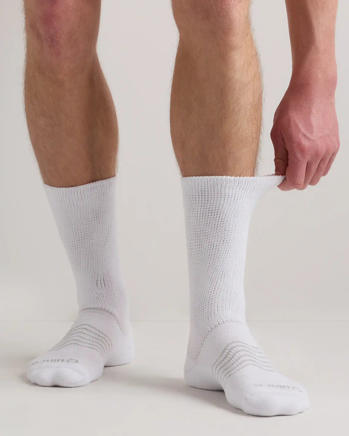 Everyday Cotton Targeted Stretch Crew Socks (4-Pack)