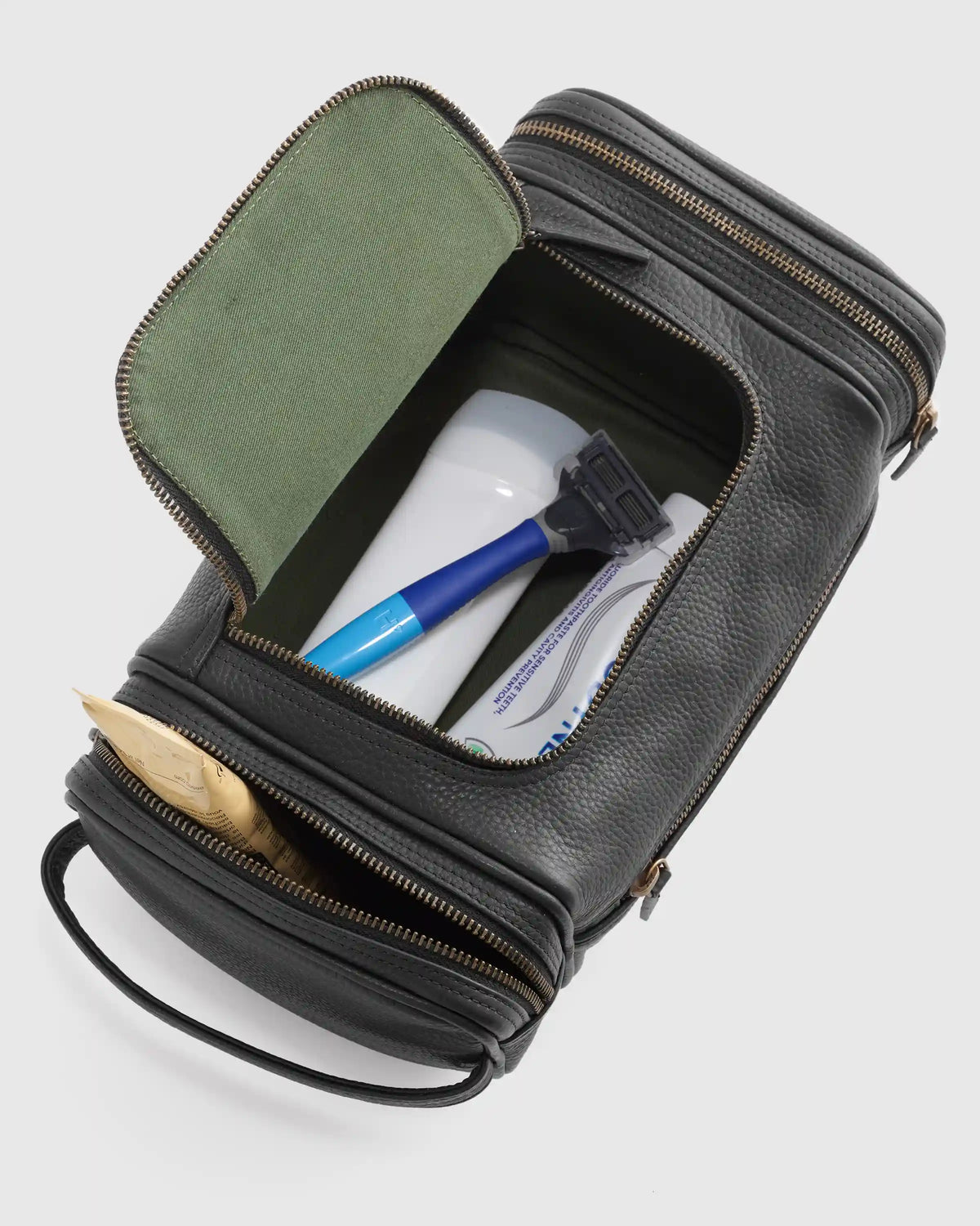 Nappa Leather Toiletry Bag