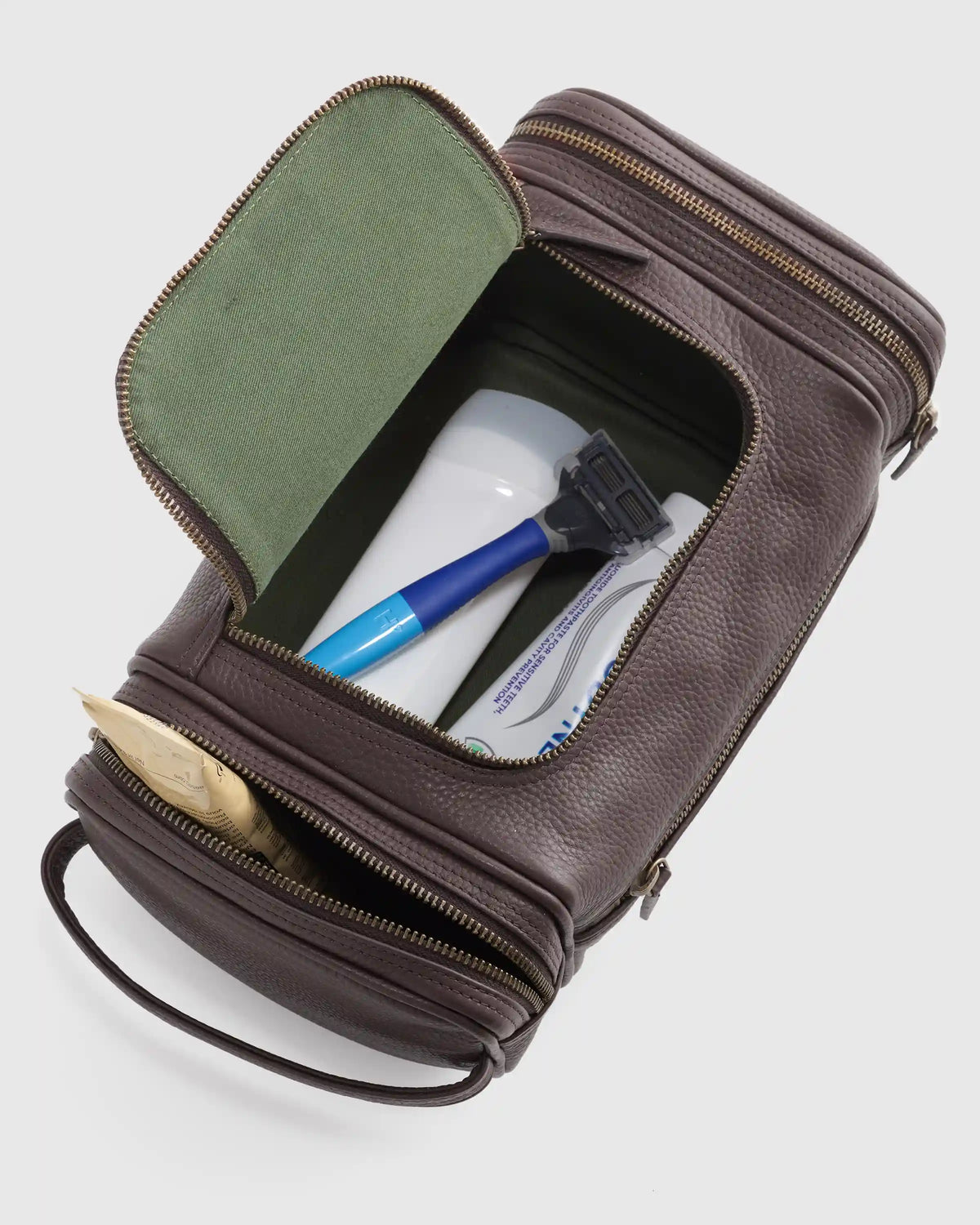 Nappa Leather Toiletry Bag