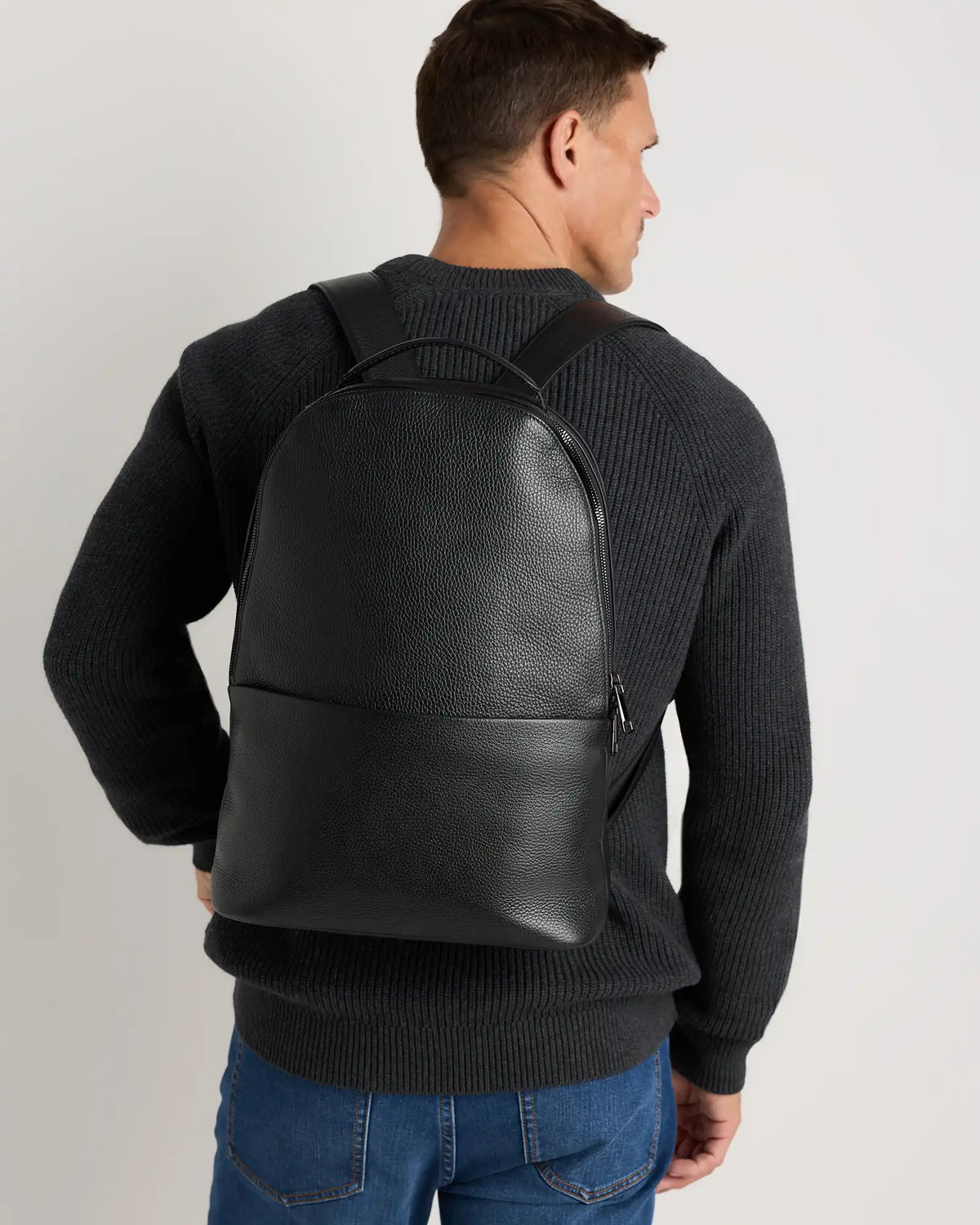 Excursion Italian Leather Laptop Backpack
