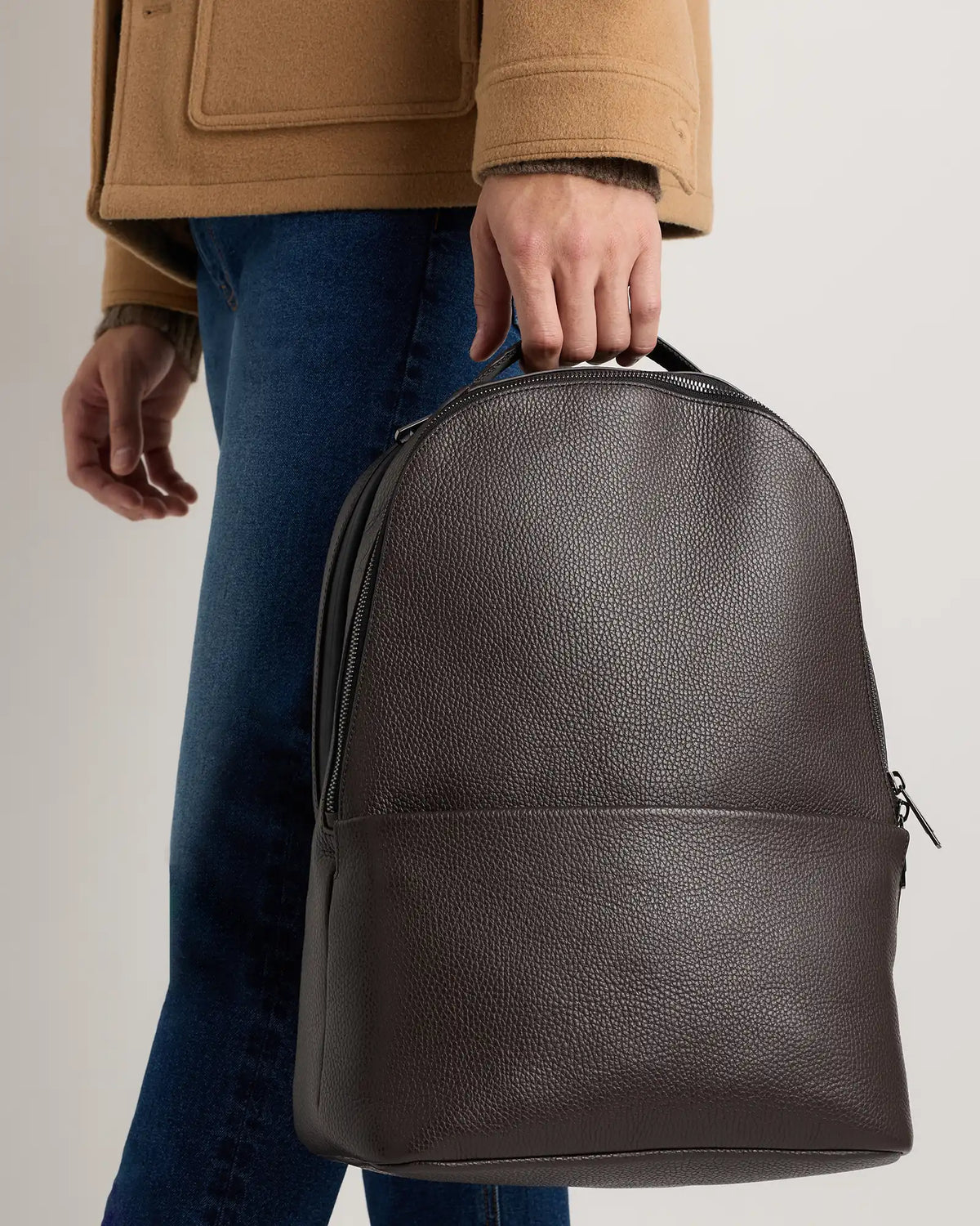 Excursion Italian Leather Laptop Backpack
