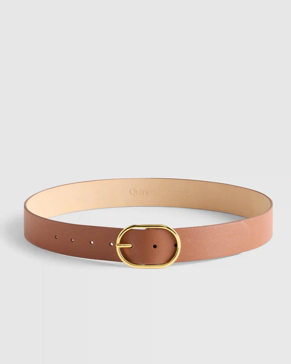 Cleo Oval European Leather Belt