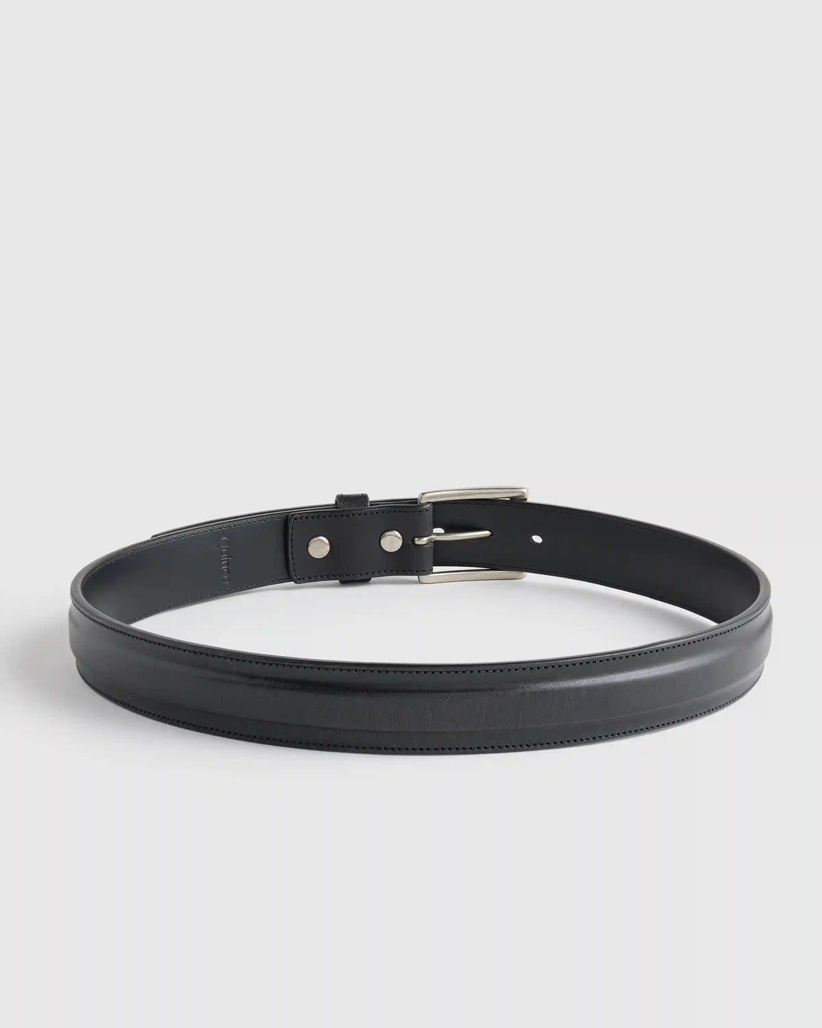Hugo Contoured Leather Dress Belt